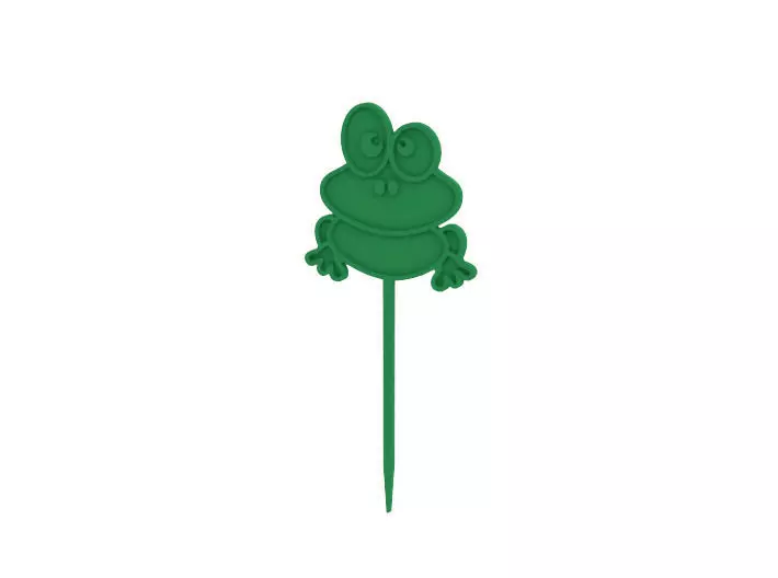 Cupcake pick 3D print model_0