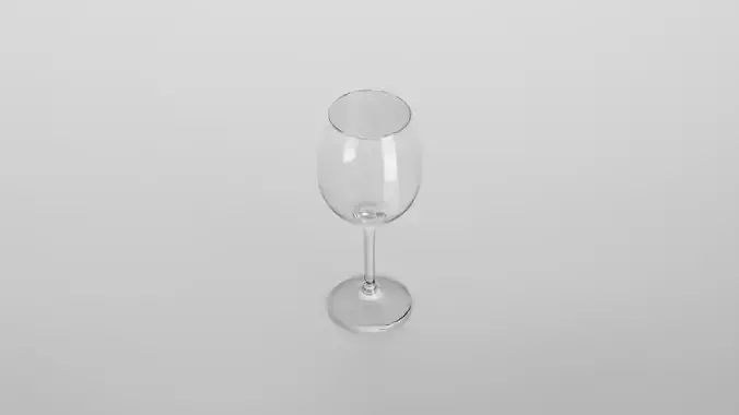 Red wine glass