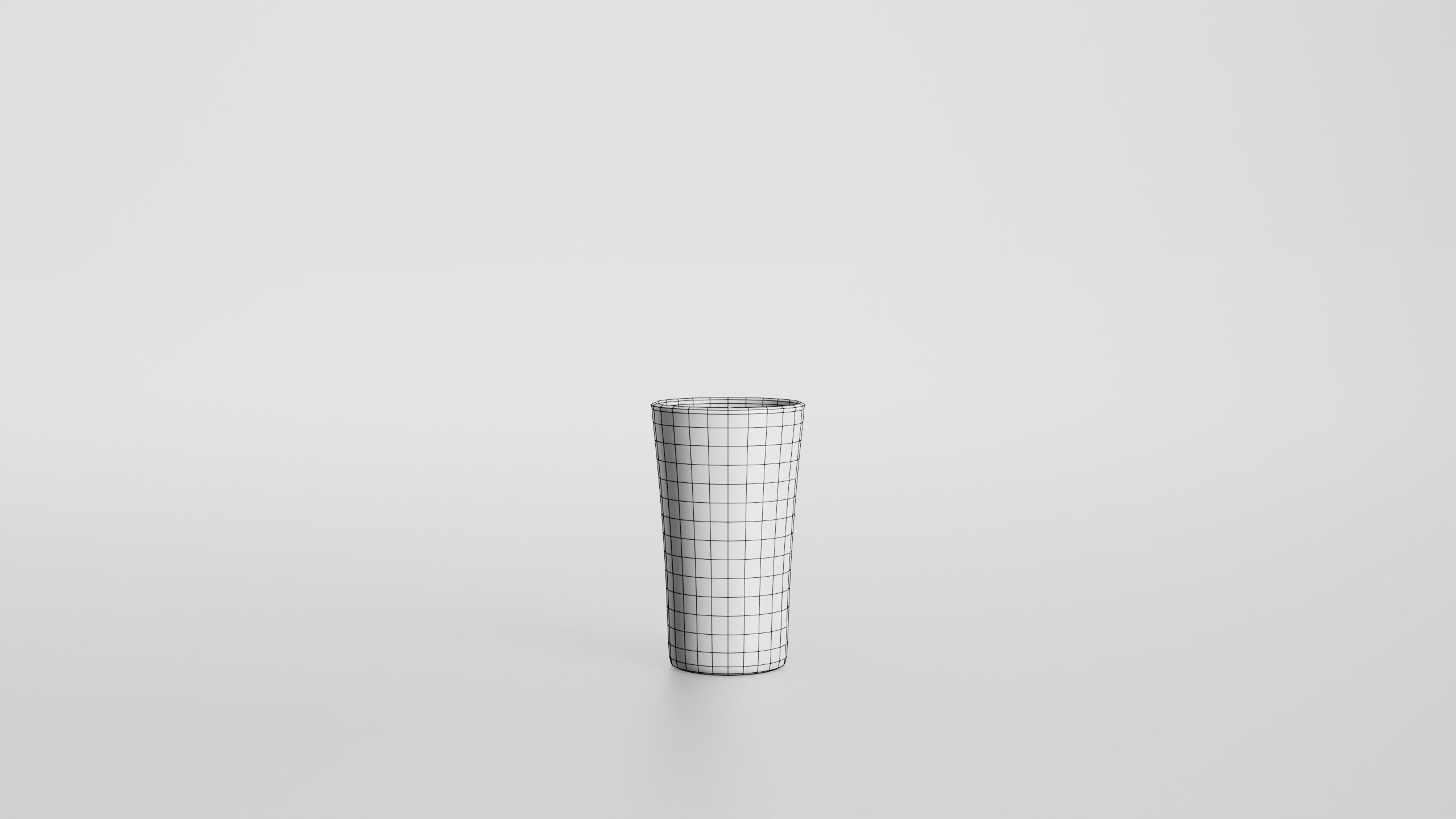 Shooter glass Low-poly 3D model_13