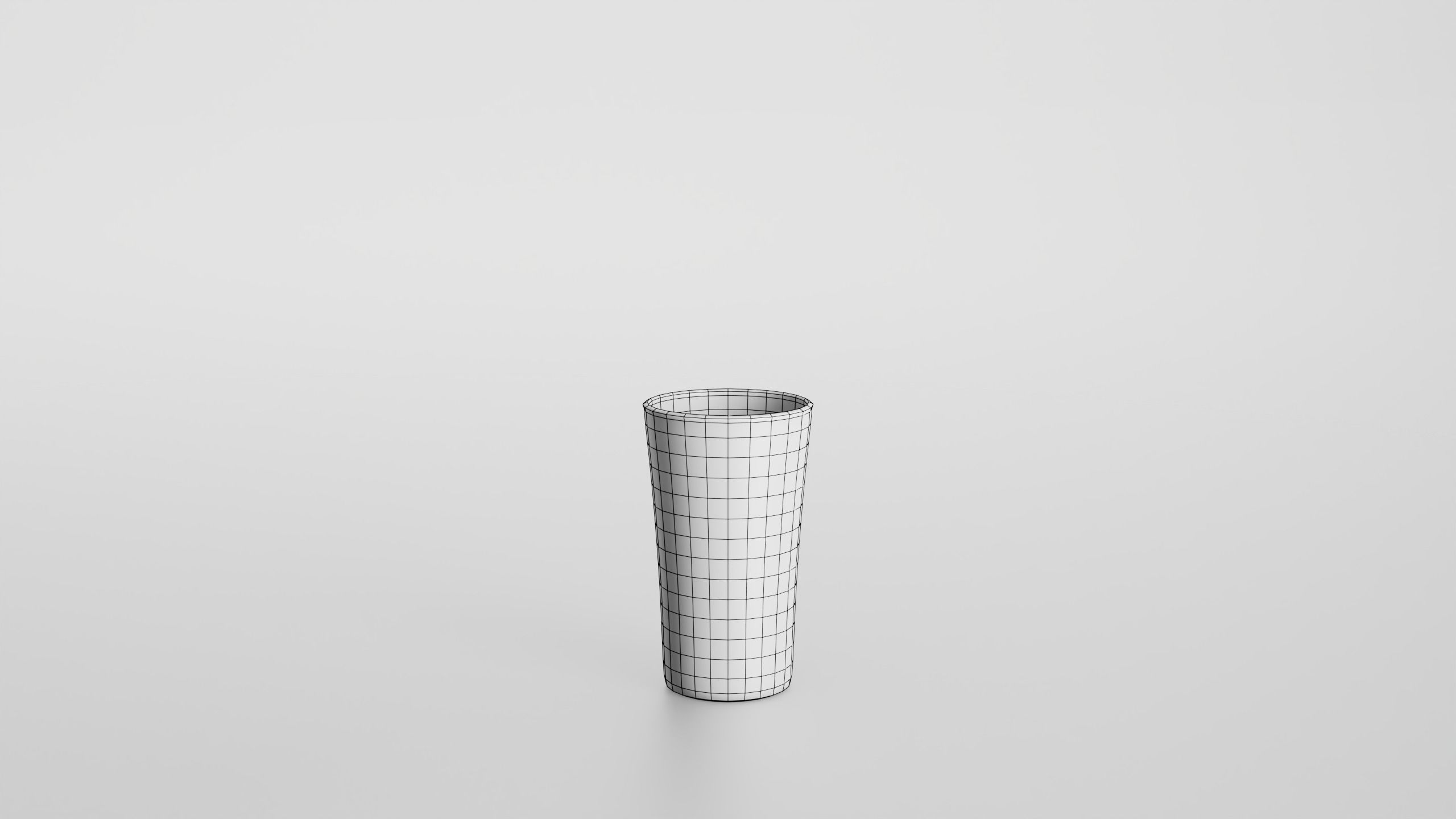 Shooter glass Low-poly 3D model_12