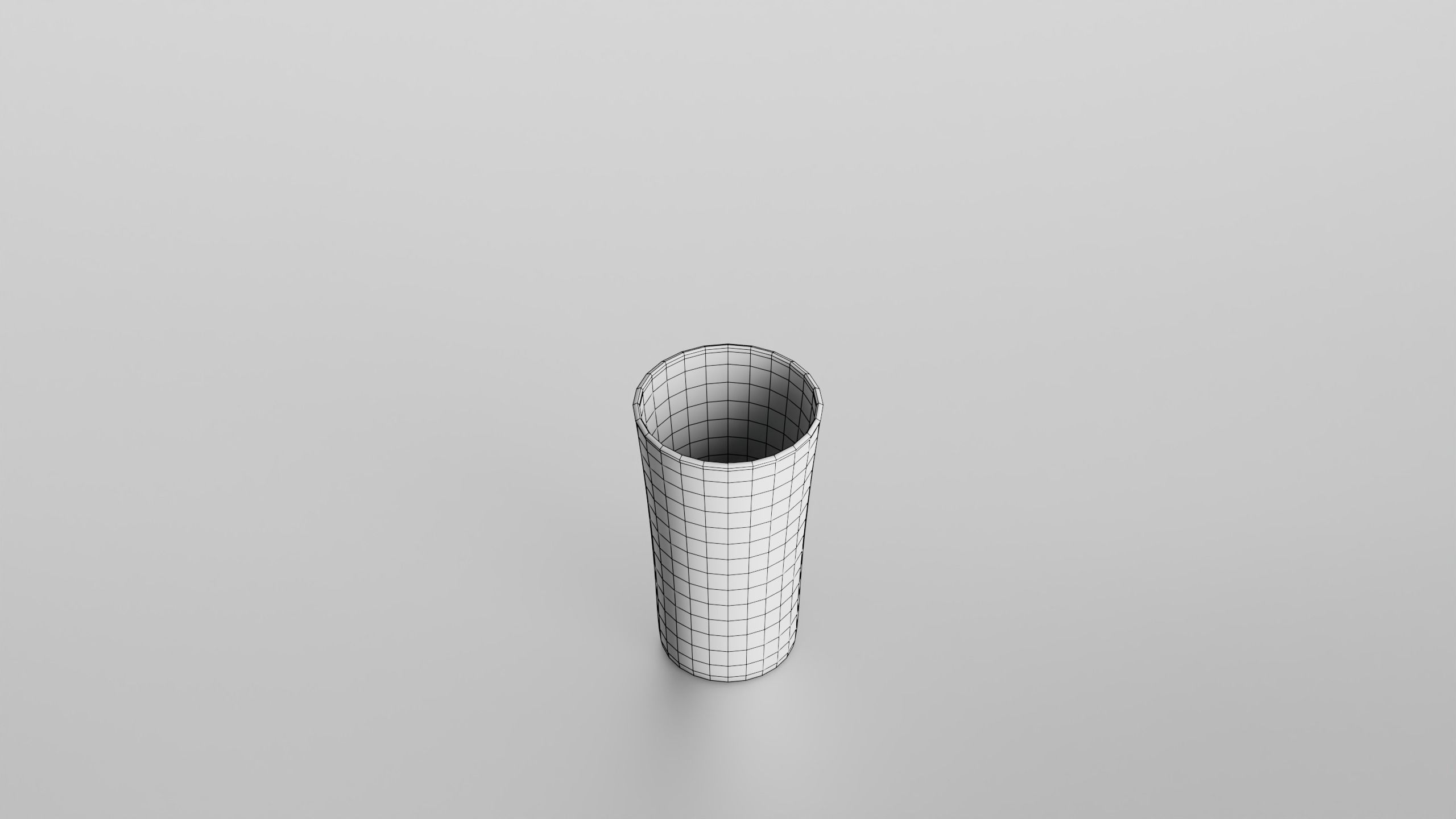 Shooter glass Low-poly 3D model_11