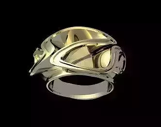 Curved ring