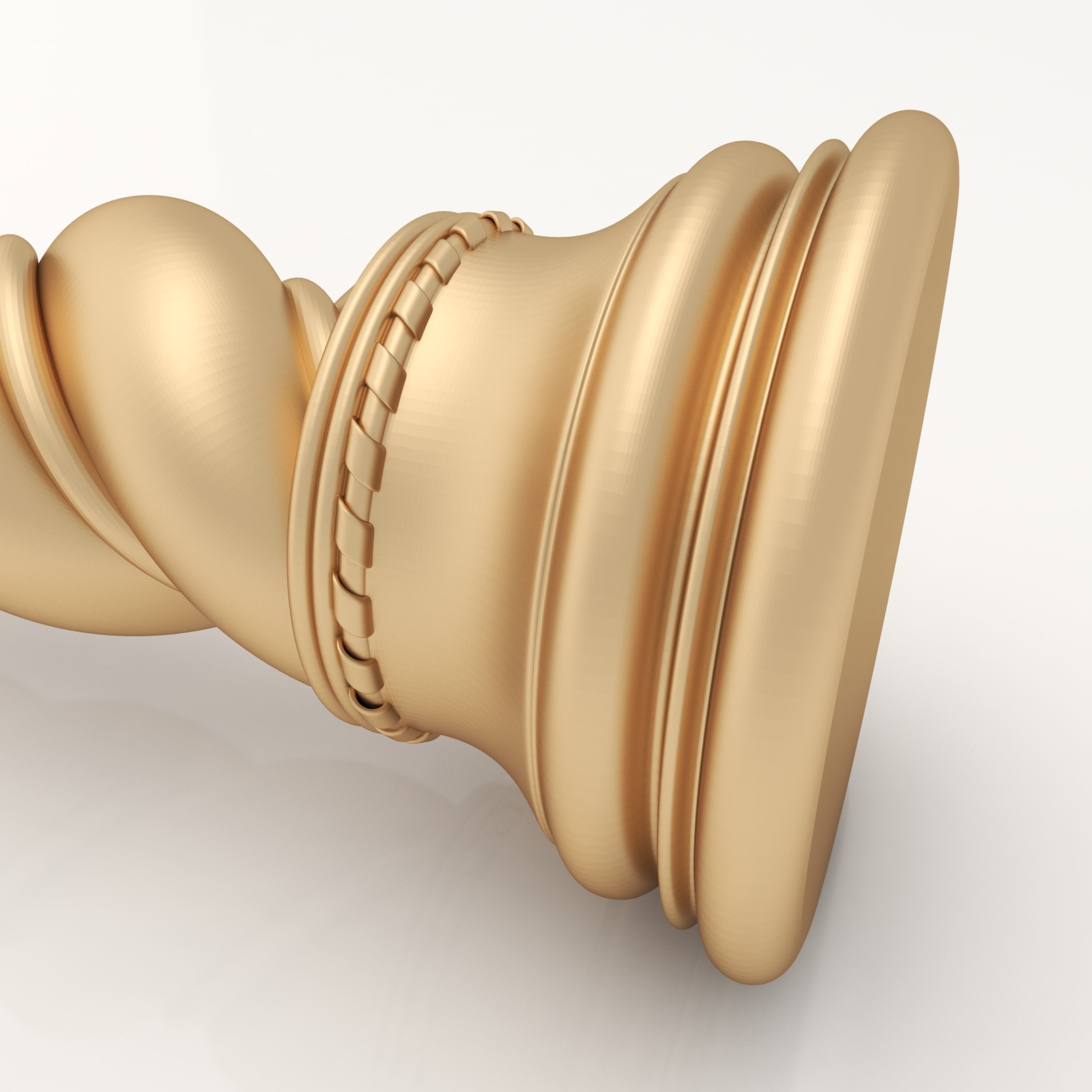Decorative Column 13 3D model_5