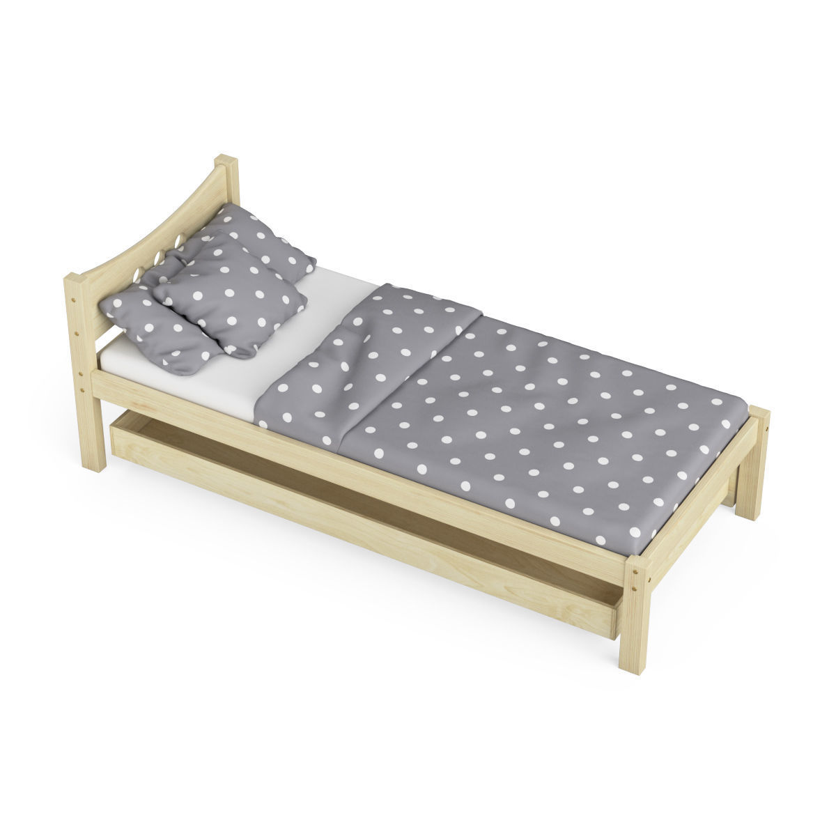 Legenda KM21B with YM02 childrens bed 3D model_4