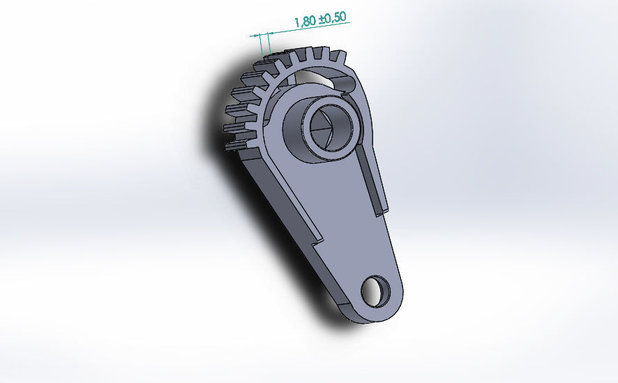 C4 - 5E2222700 Actuator Blend Cable Citroen 5E2222600 5E2222400 3D print model_4