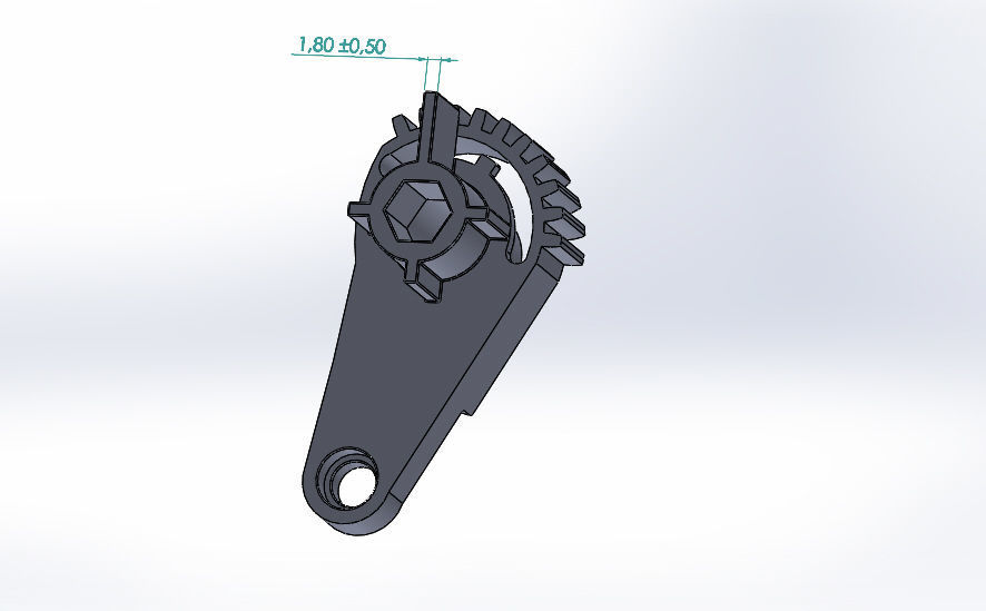 C4 - 5E2222700 Actuator Blend Cable Citroen 5E2222600 5E2222400 3D print model_1