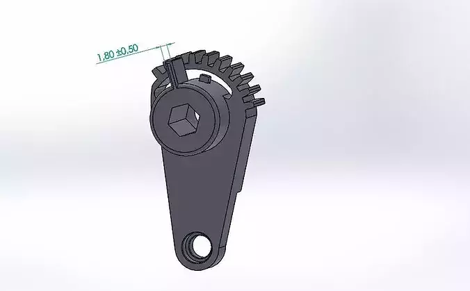 C4 - 5E2222700  Actuator Blend Cable Citroen 5E2222600 5E2222400 3D print model 4