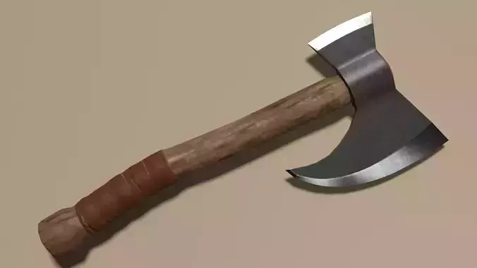Battle Axe Low-poly