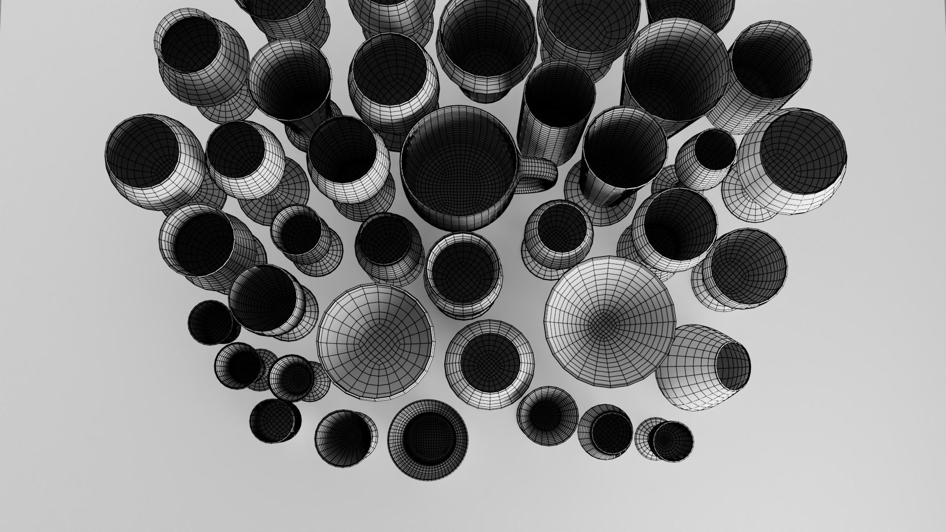 44 glasses 3D Model Collection_13