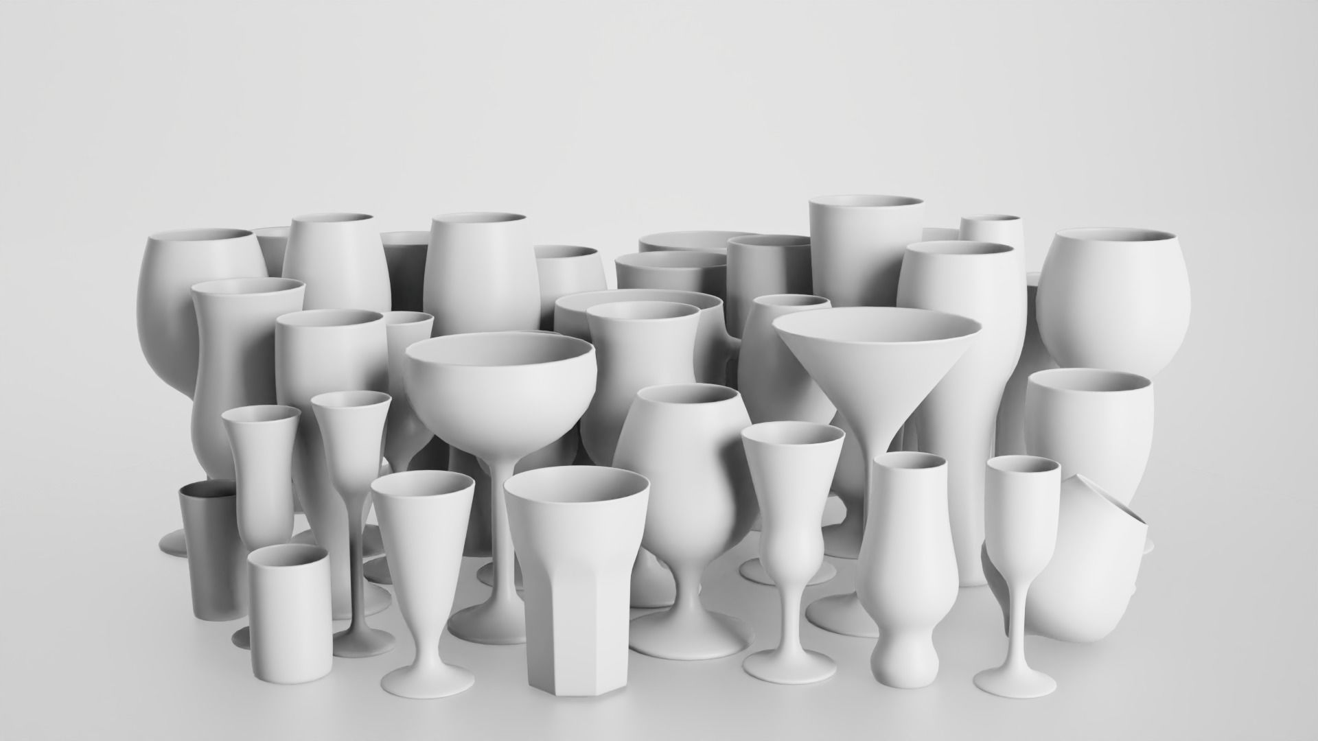 44 glasses 3D Model Collection_6