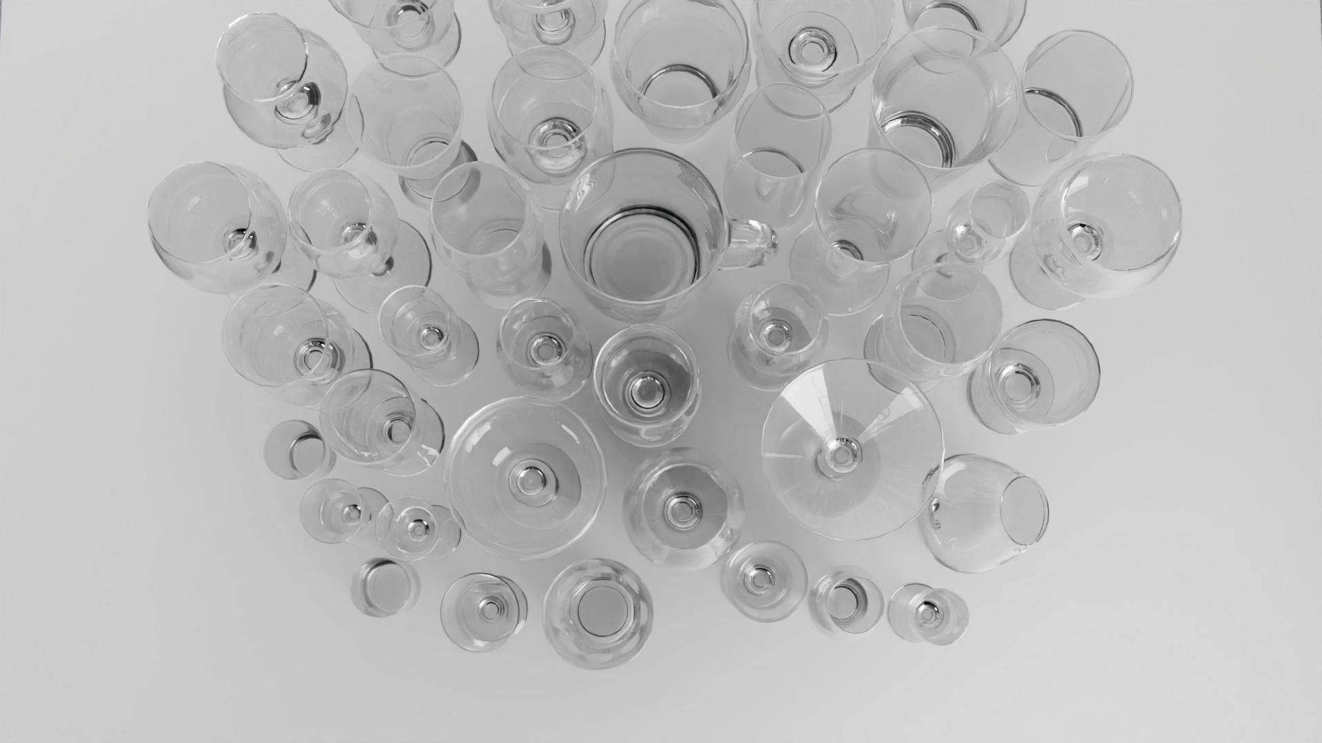 44 glasses 3D Model Collection_3