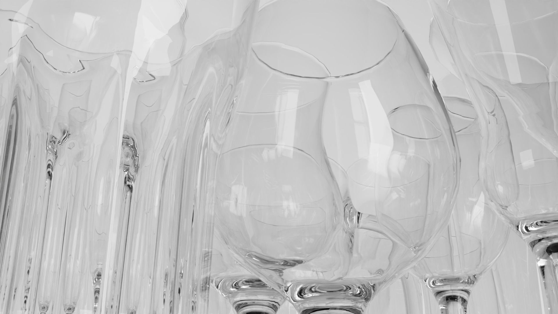44 glasses 3D Model Collection_4