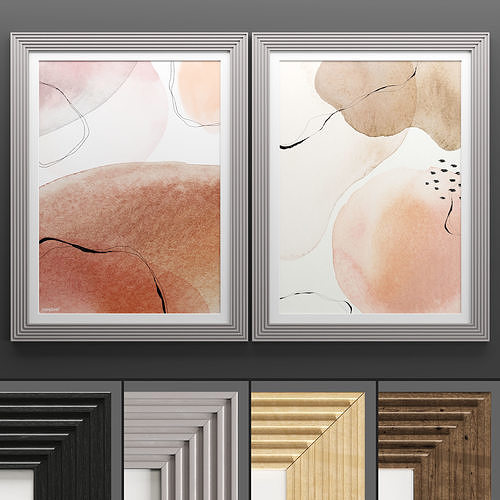 Art Frame 701 Low-poly 3D model