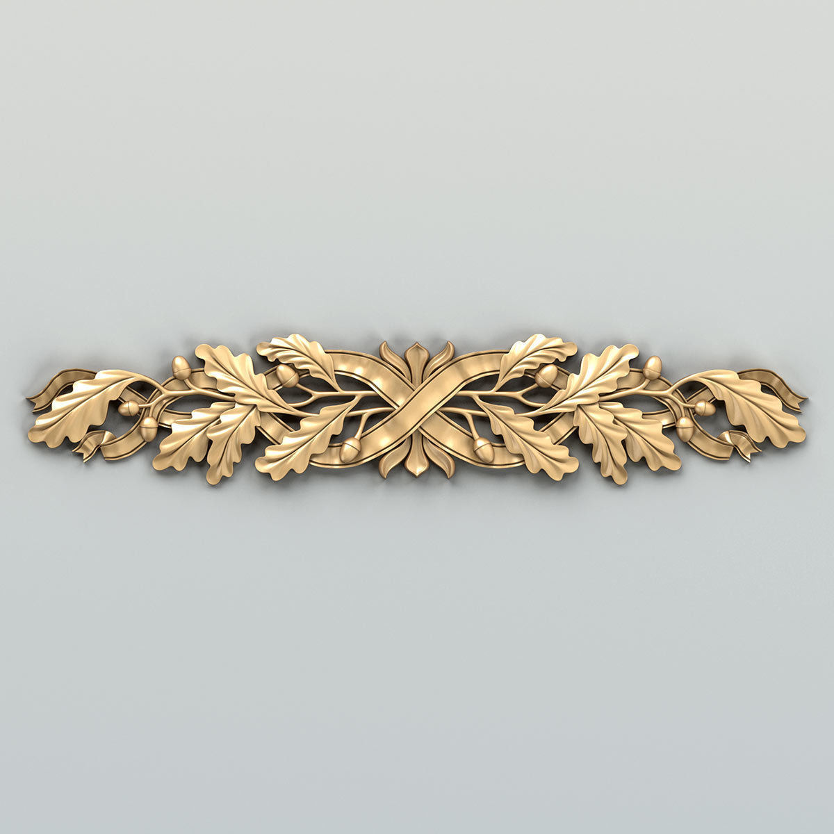 Carved decor horizontal 038 3D model_2