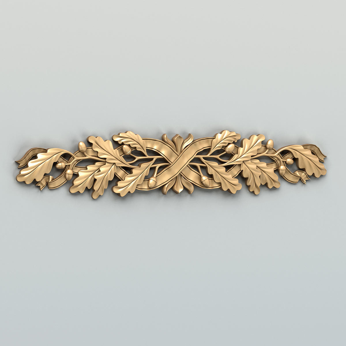 Carved decor horizontal 038 3D model_1