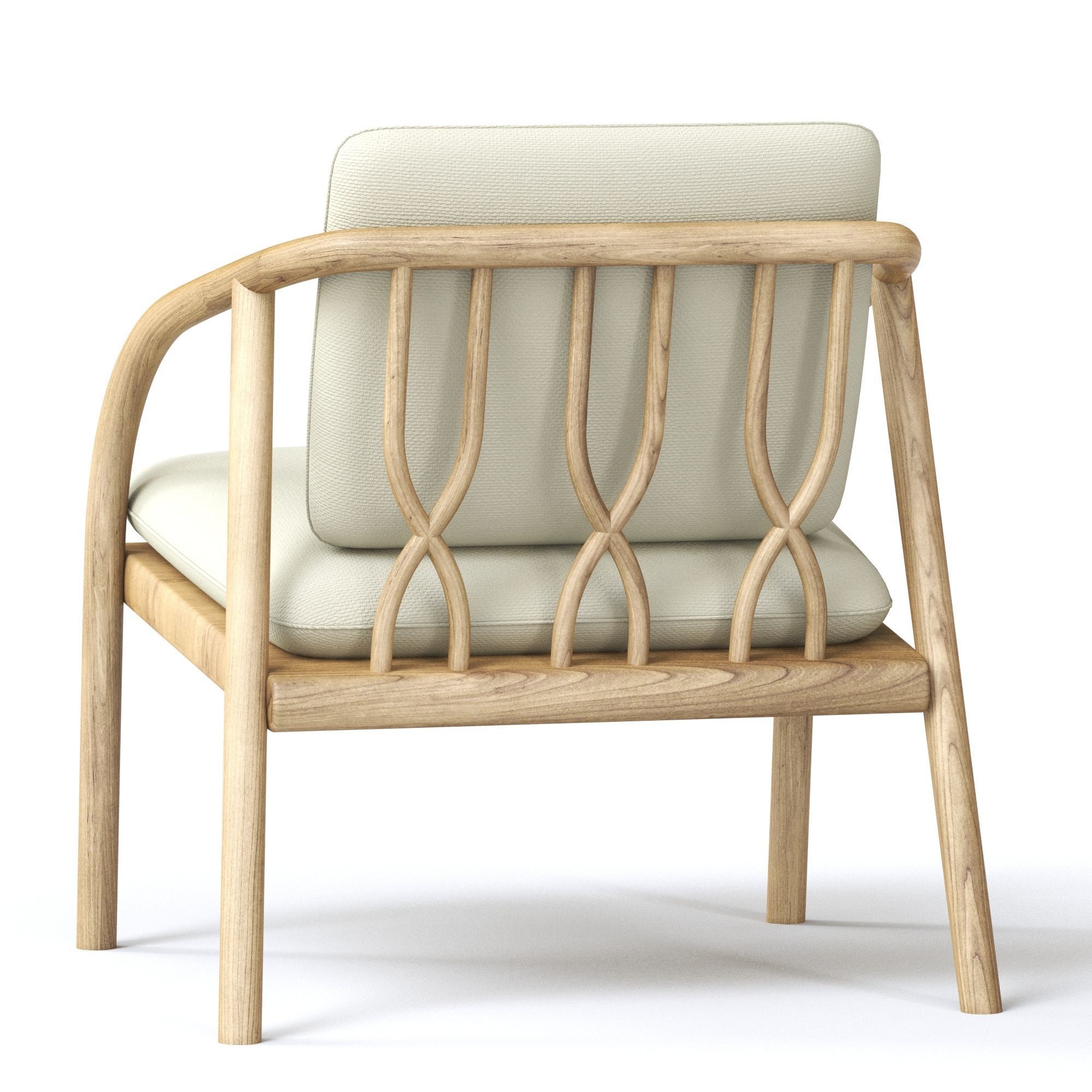 Laurel Lounge Chair 3D model_3
