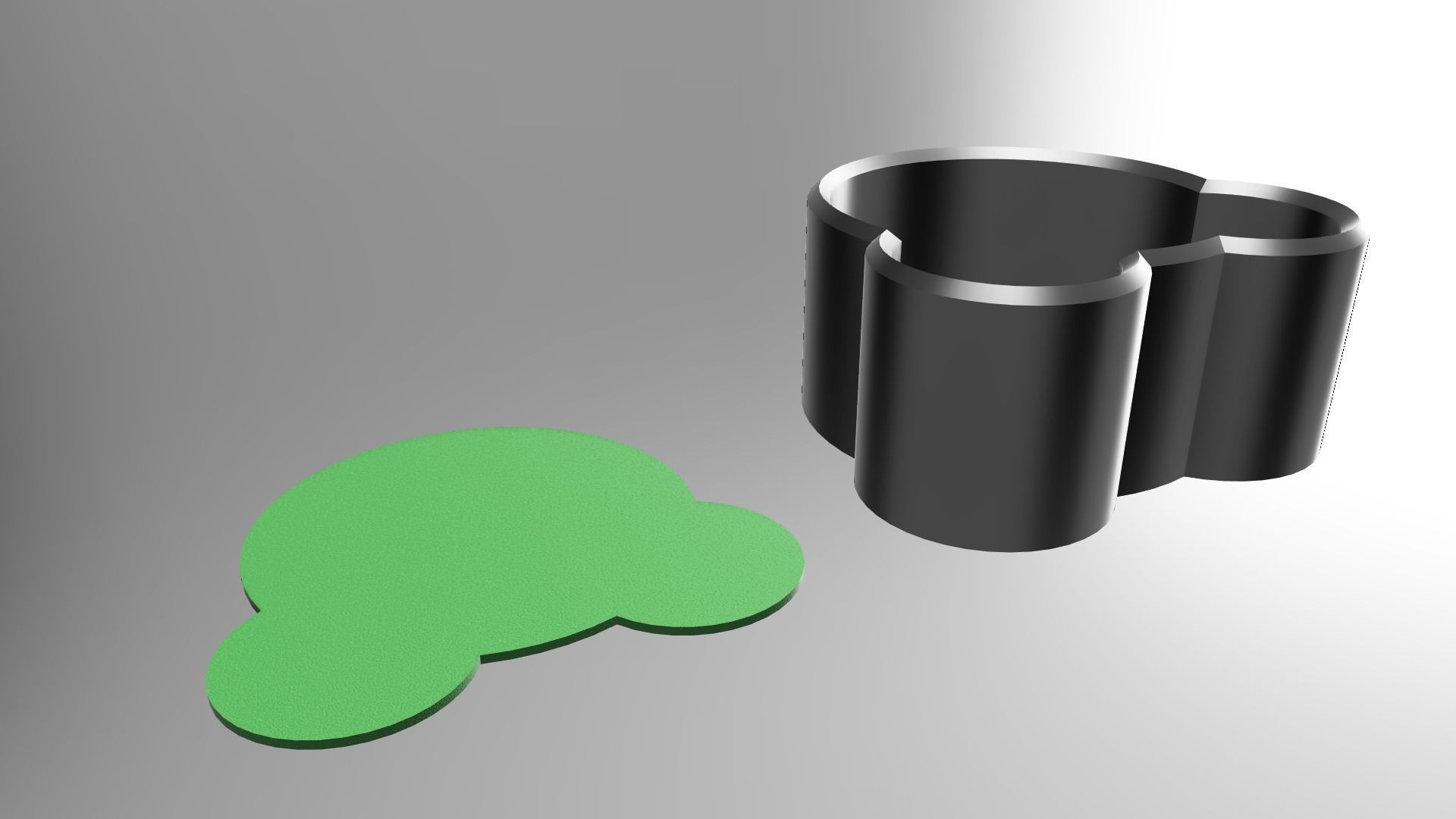 Bear Cake Mold STL OBJ FBX Files Autodesk Fusion 360 Free 3D print model_5