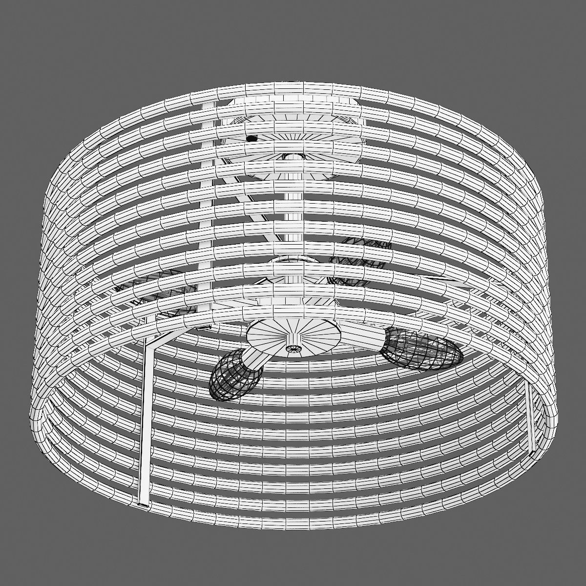 728043 Zeta Lightstar ceiling chandelier 3D model_5