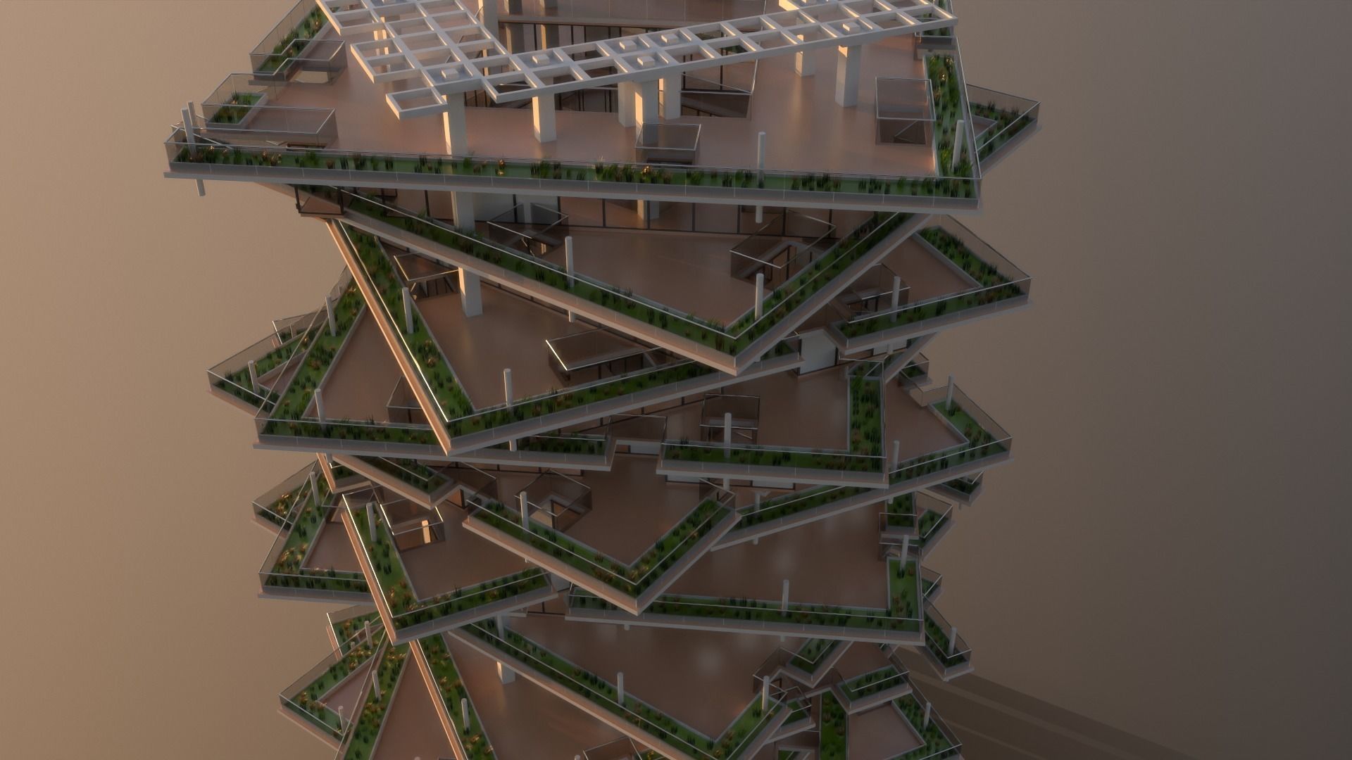 High Rise Building 102 3D model_3