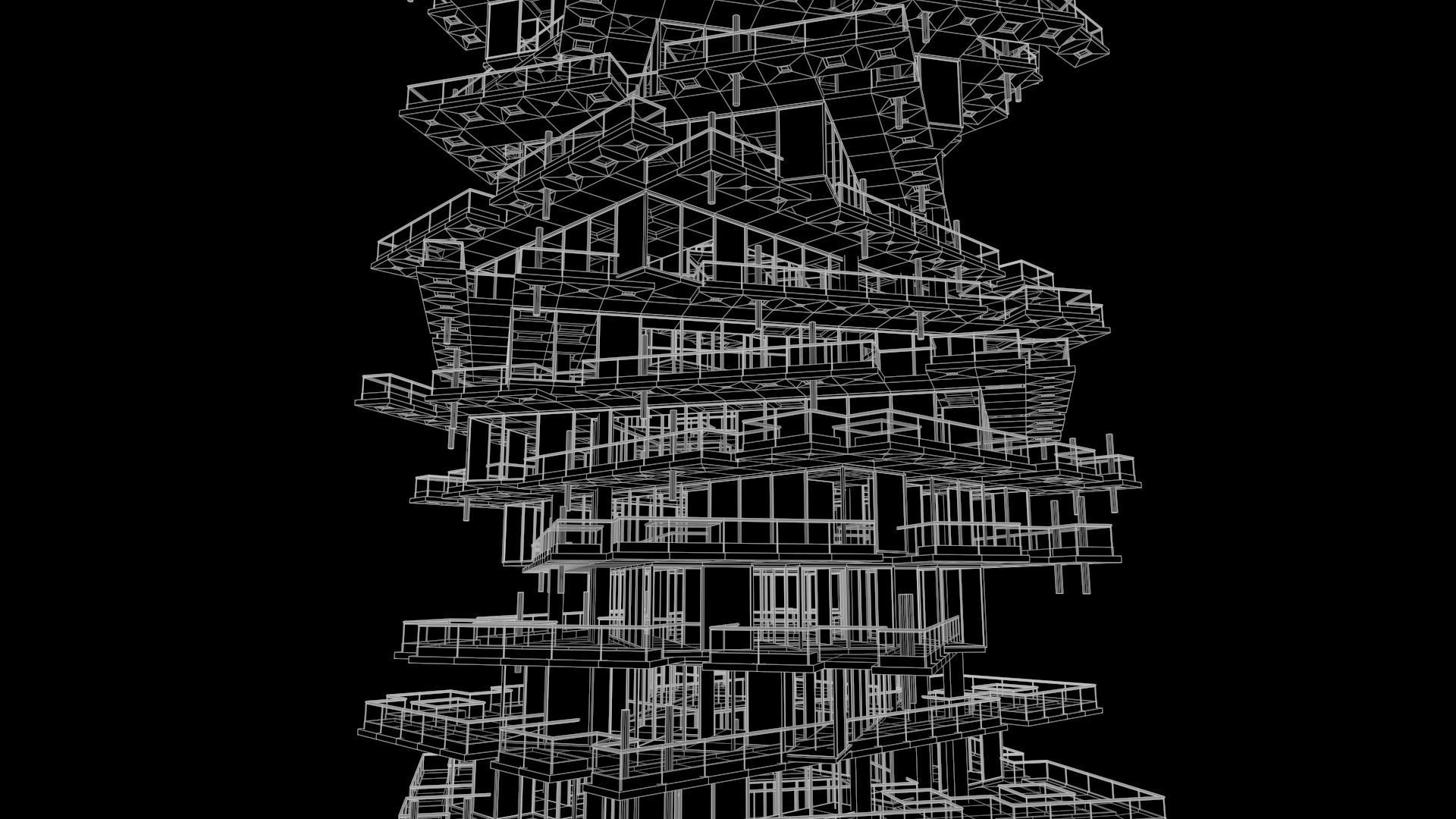 High Rise Building 102 3D model_8