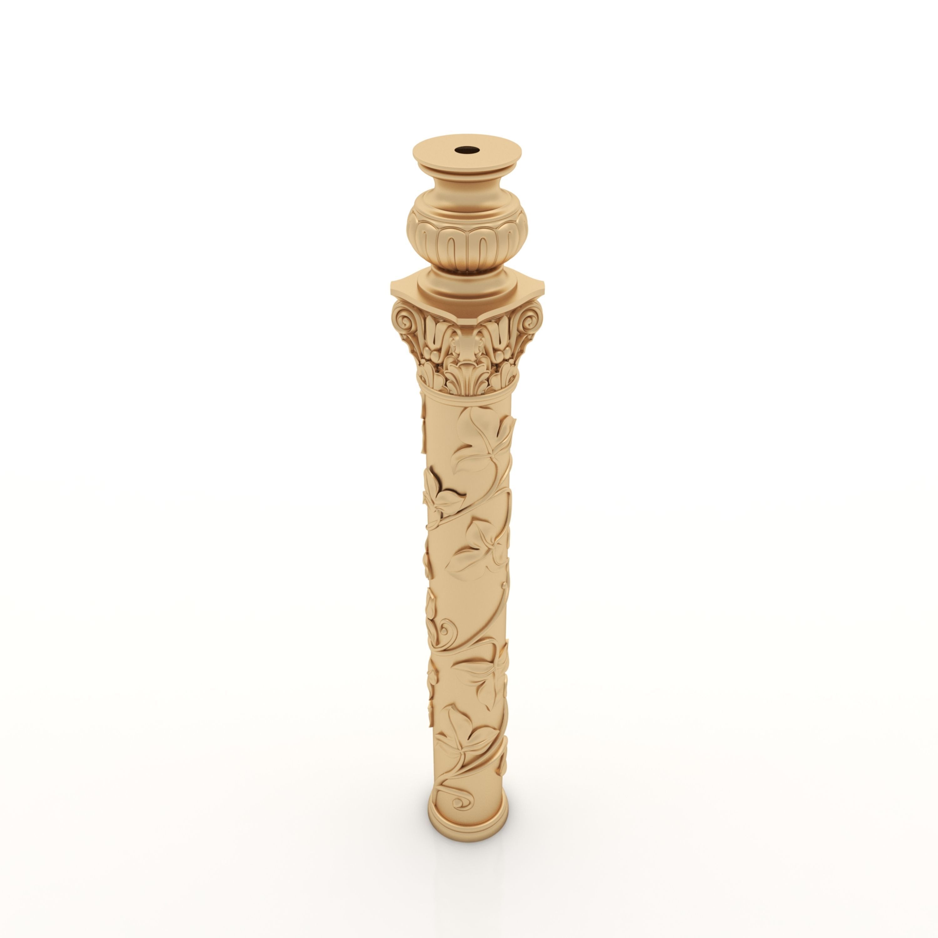 Decorative Column 14 3D model_2