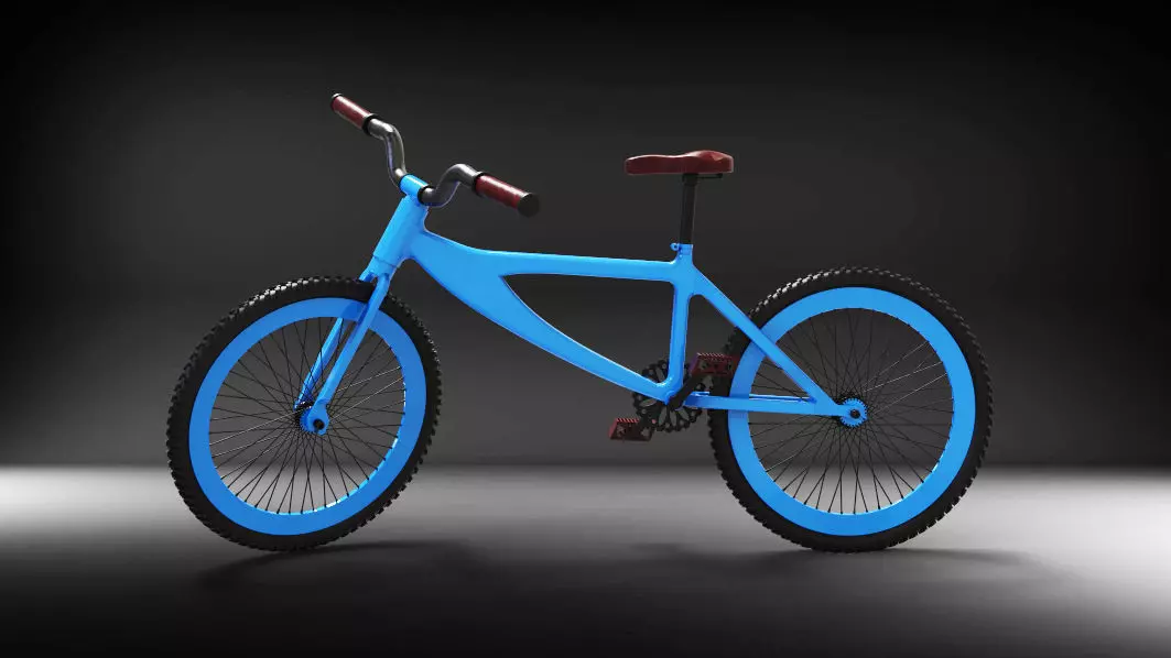 Bicycle bmx bike 3D model_0
