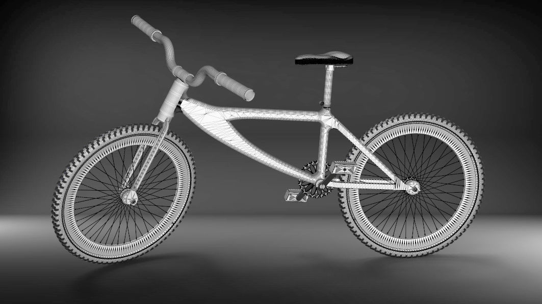 Bicycle bmx bike 3D model_1