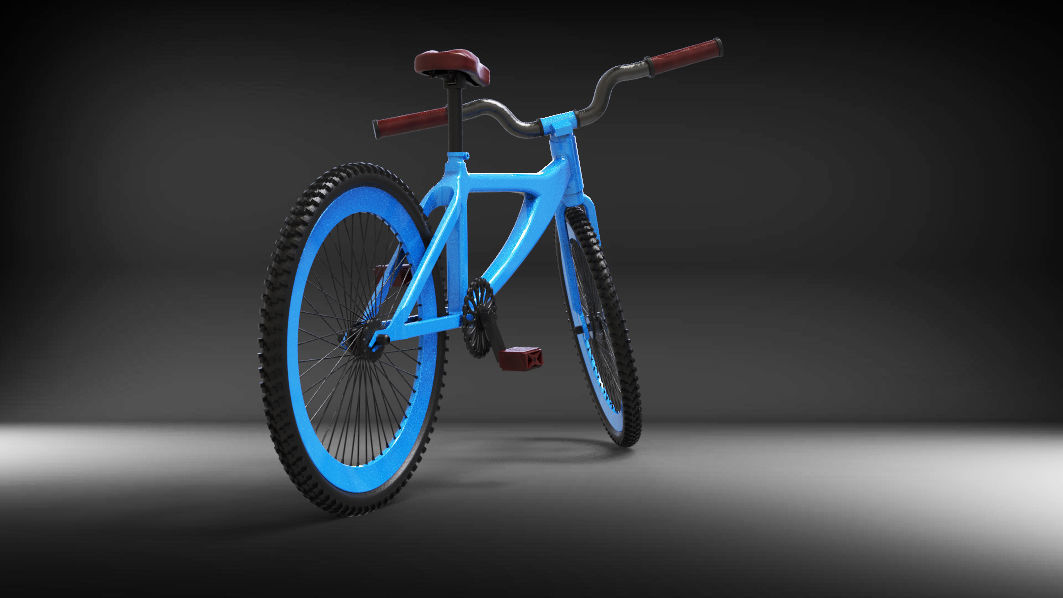 Bicycle bmx bike 3D model_3