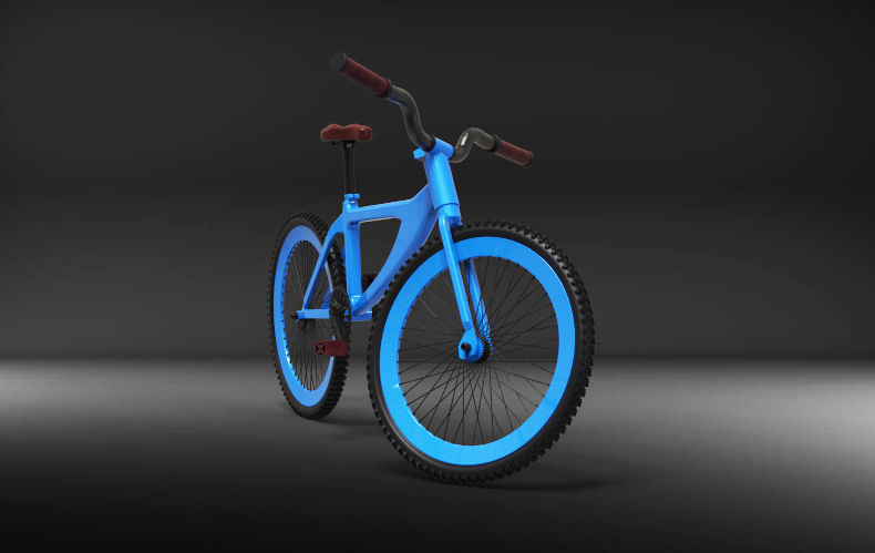 Bicycle bmx bike 3D model_2