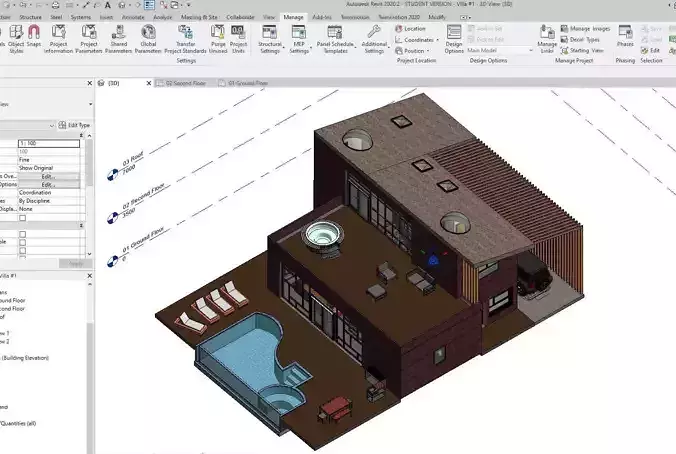 BIM Brick Villa - Original Design