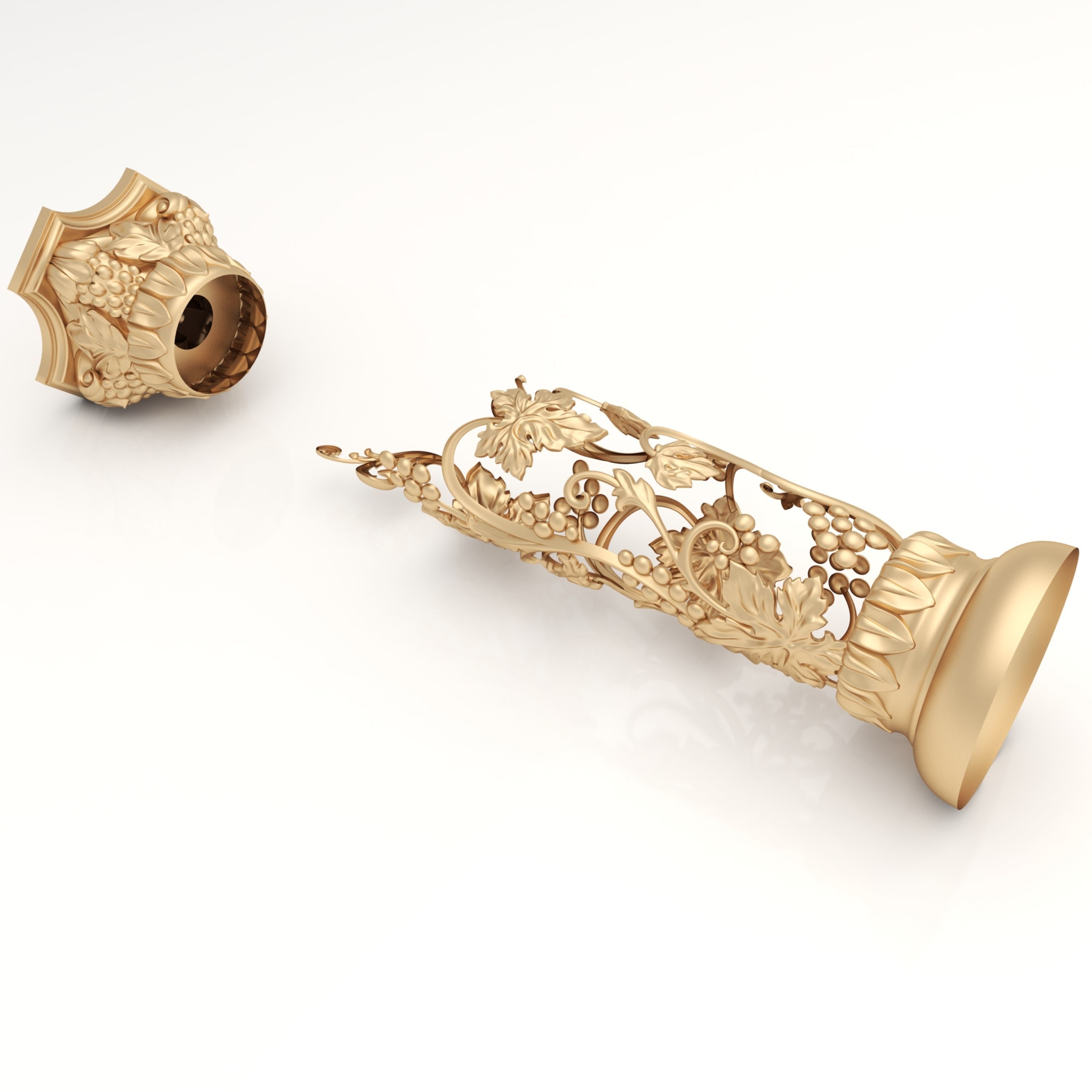 Decorative Column 15 3D model_5