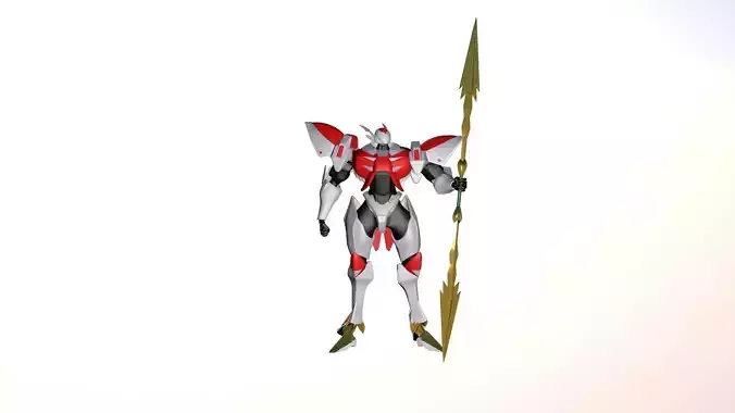 3D Model Tekkaman Blade D-boy Character 3D model