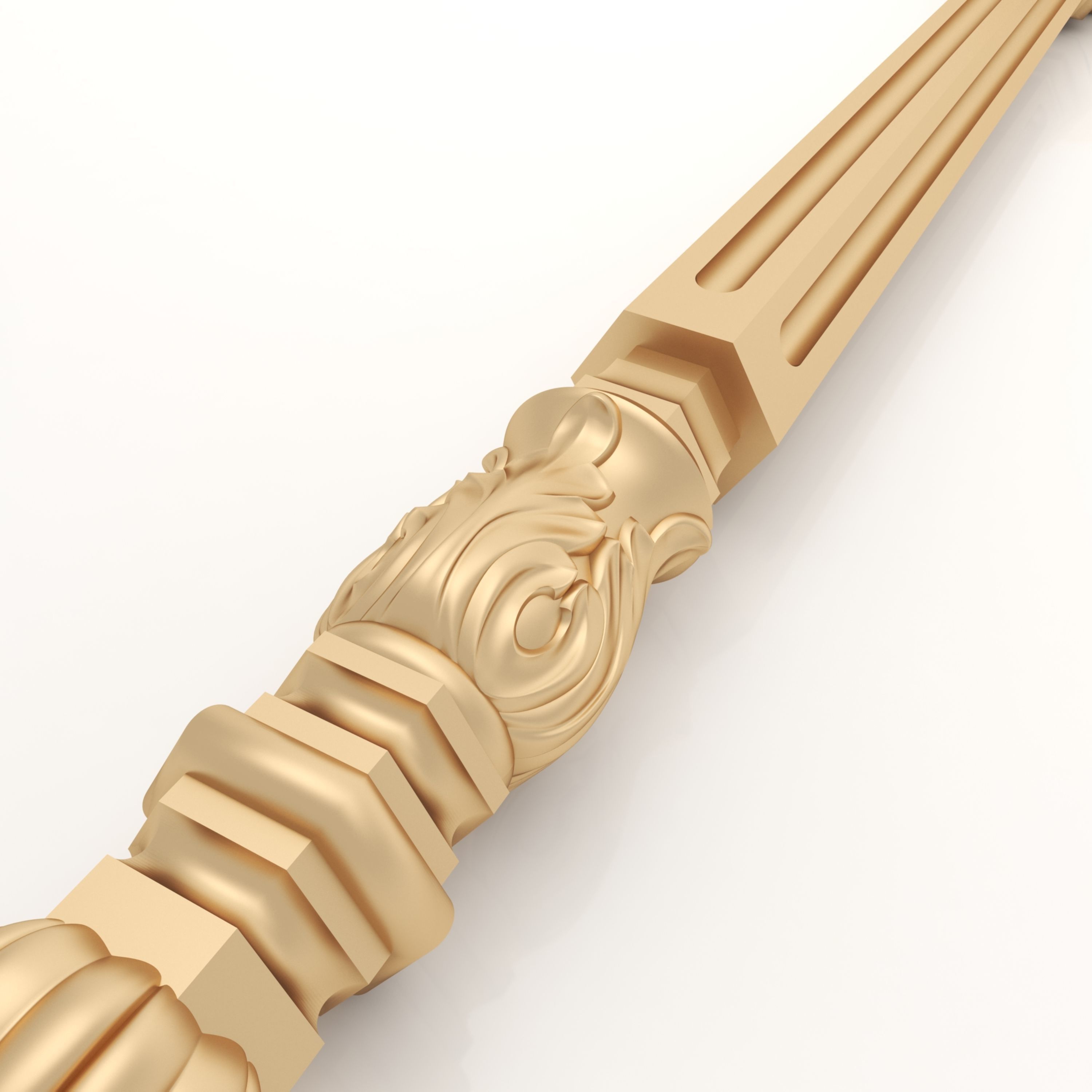Decorative Column 16 3D model_3