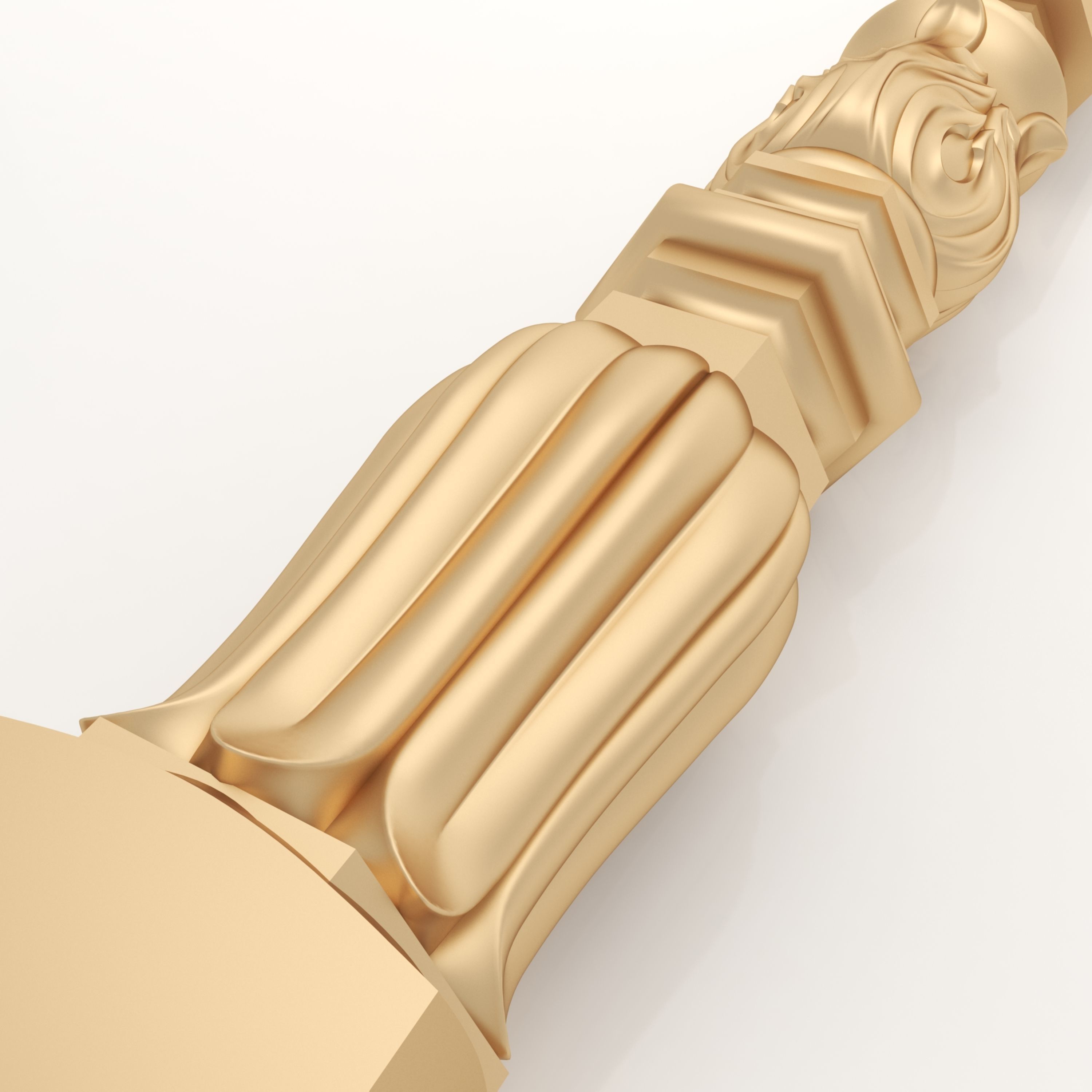 Decorative Column 16 3D model_4