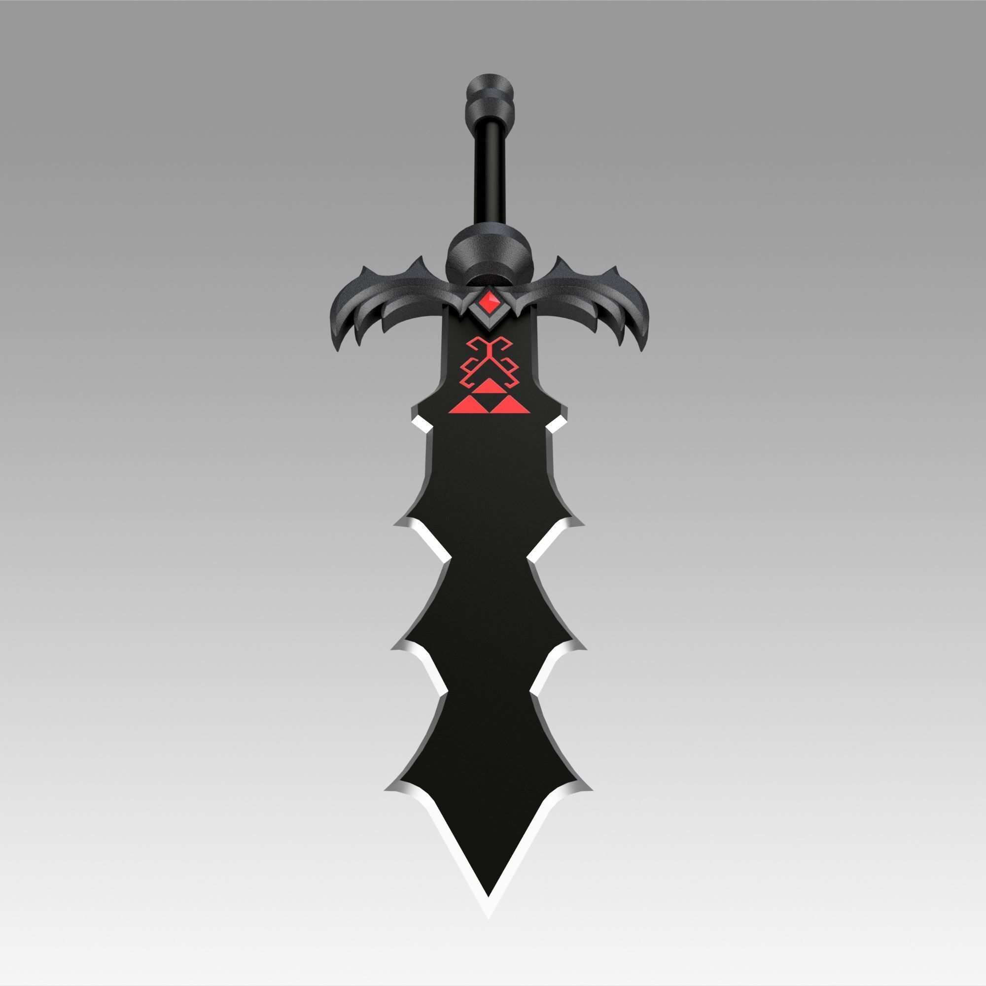 The Legend of Zelda Skyward Sword Demon King  Sword  3D print model_5