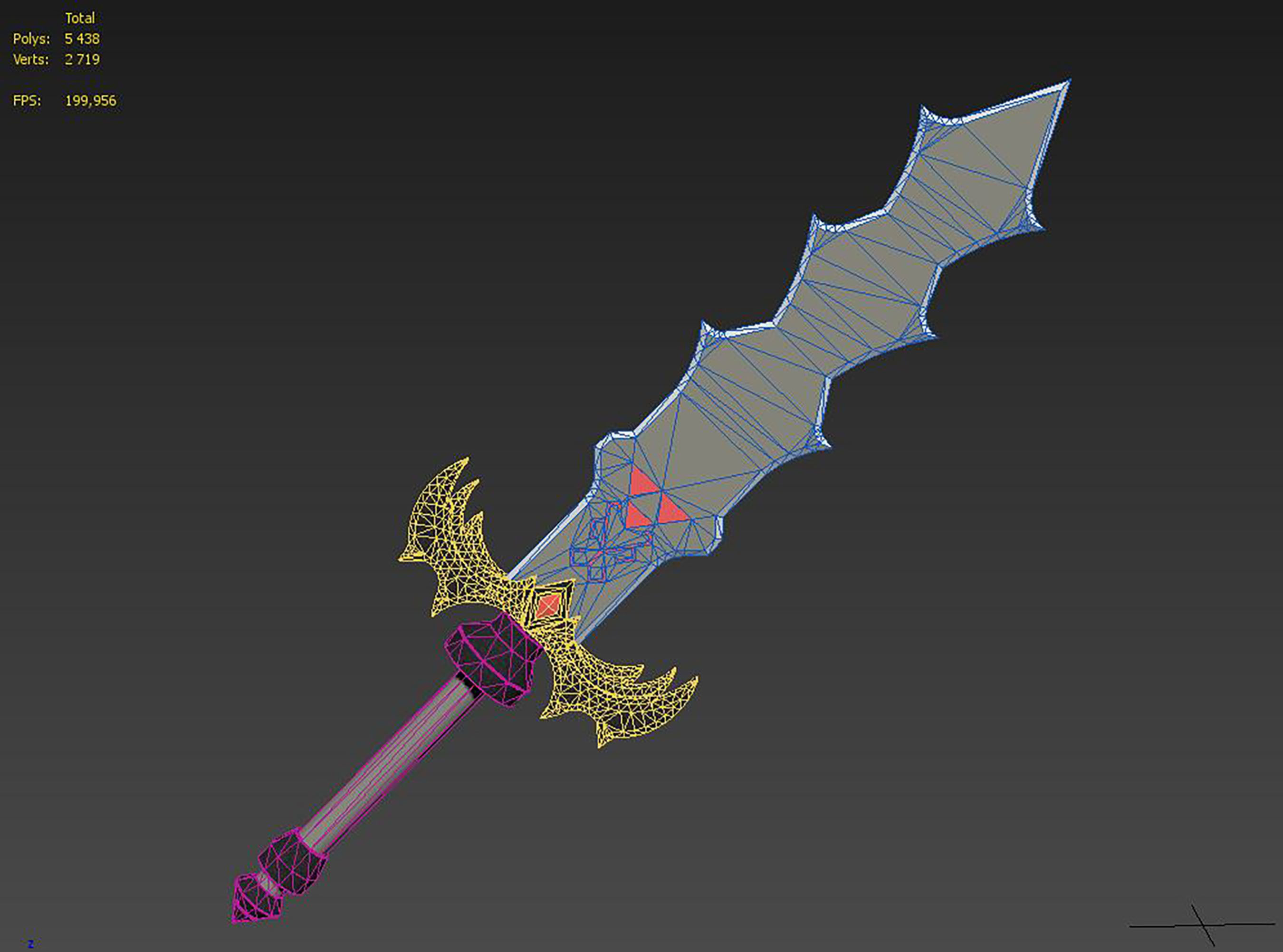 The Legend of Zelda Skyward Sword Demon King  Sword  3D print model_11