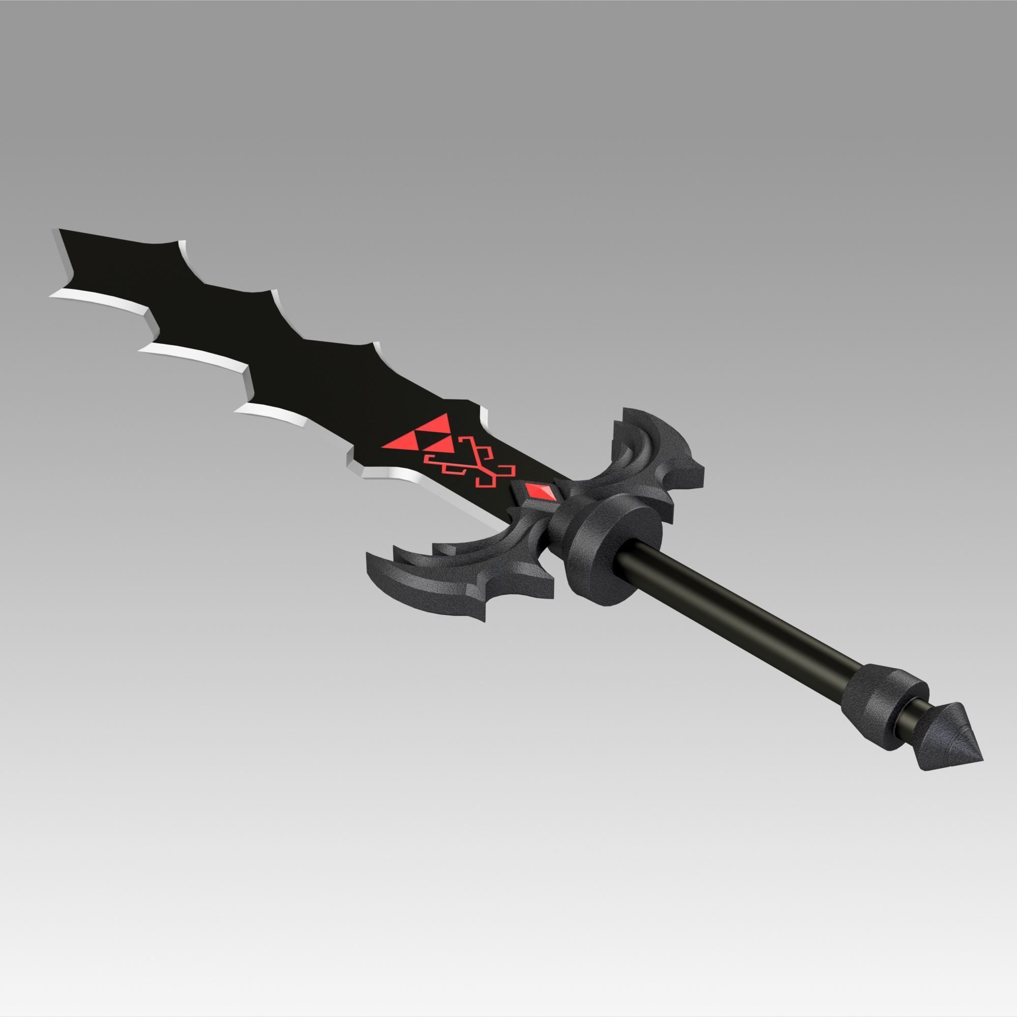 The Legend of Zelda Skyward Sword Demon King  Sword  3D print model_8