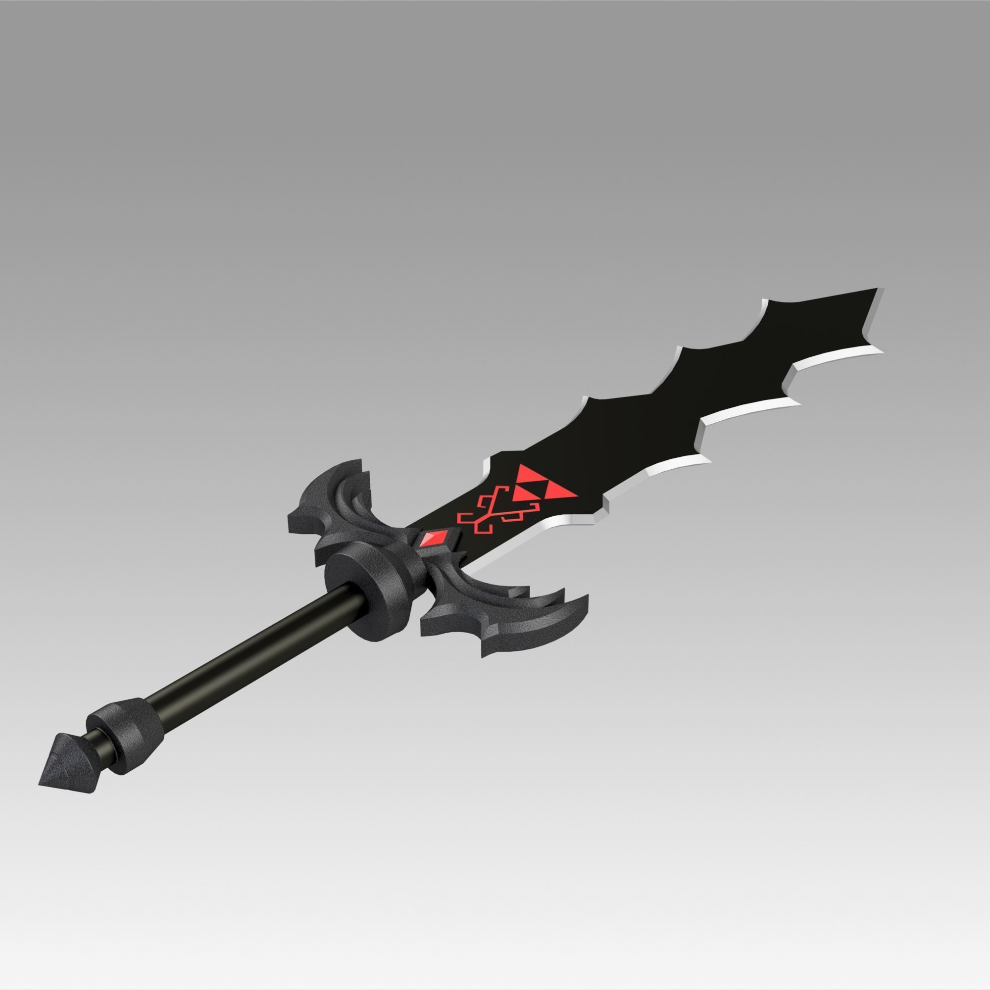 The Legend of Zelda Skyward Sword Demon King  Sword  3D print model_2