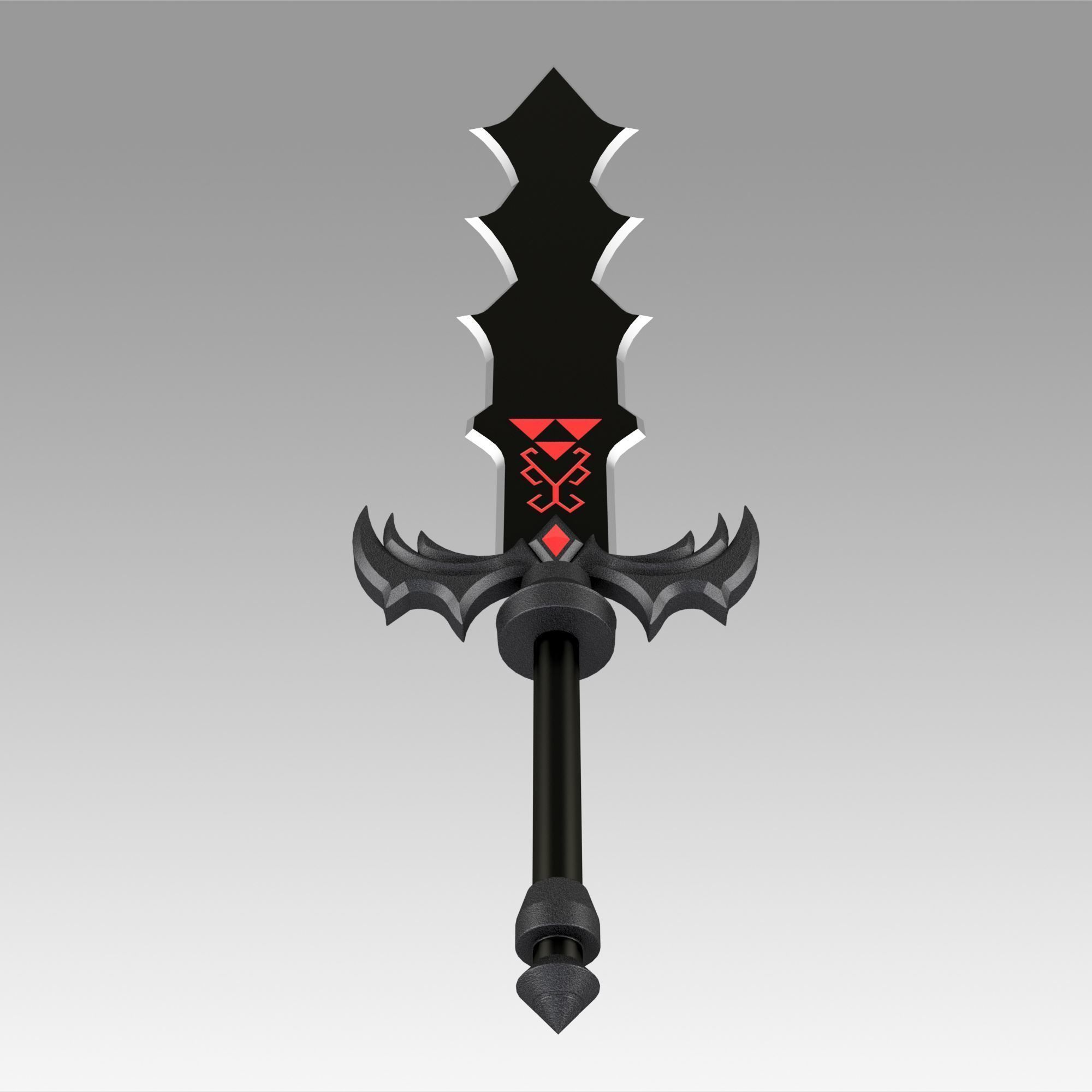The Legend of Zelda Skyward Sword Demon King  Sword  3D print model_9