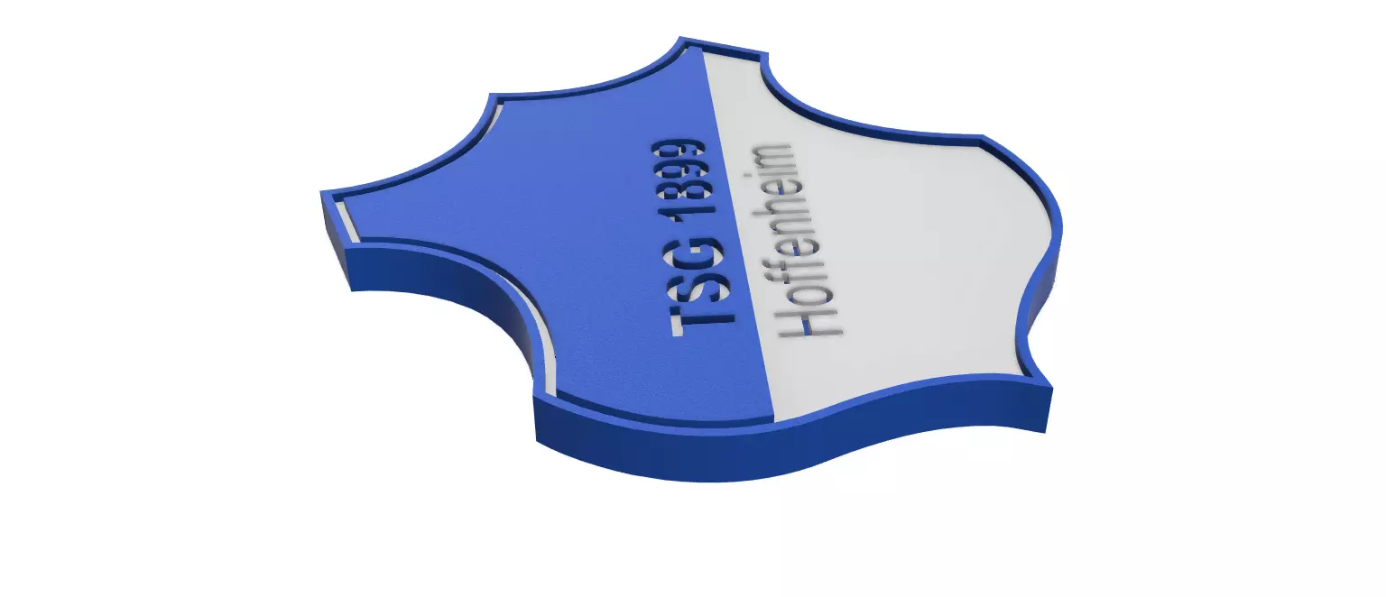 TSG Hoffenheim Wall Sign 3D print model_0