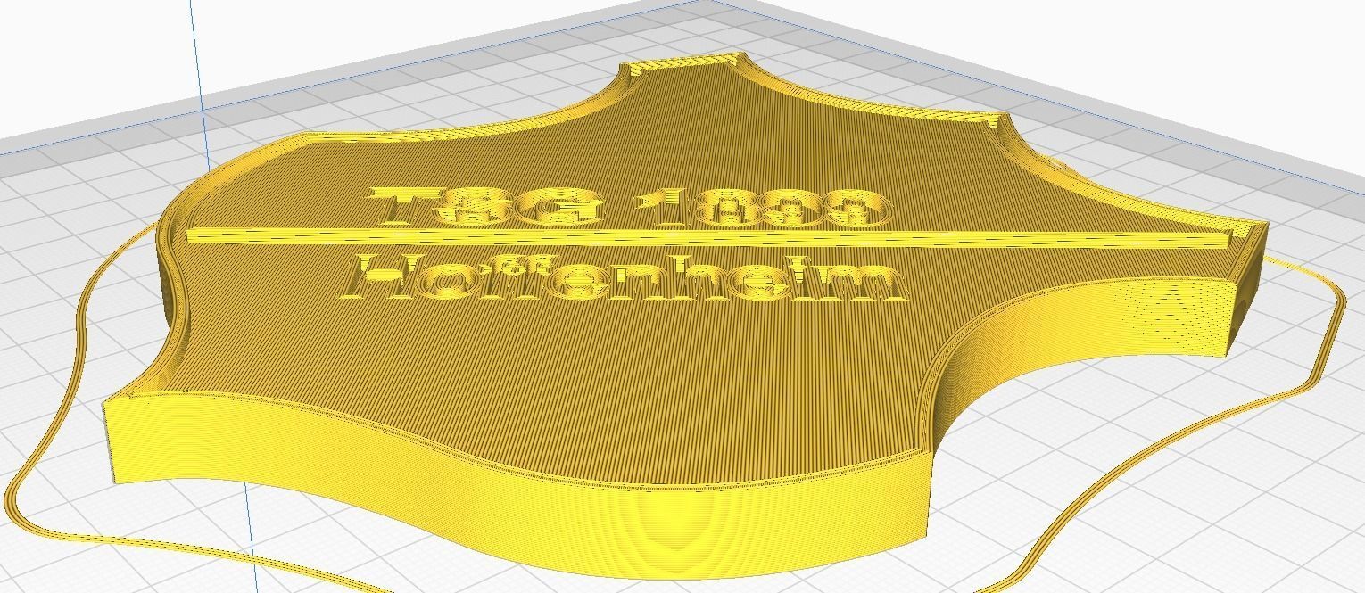 TSG Hoffenheim Wall Sign 3D print model_7