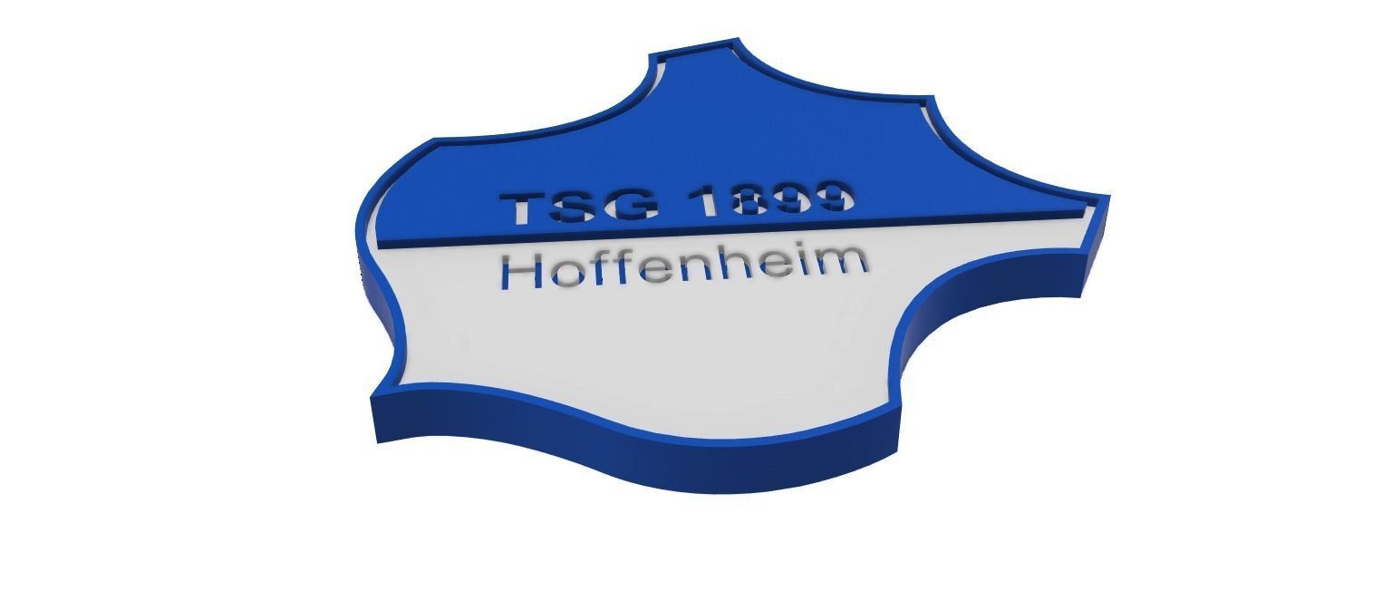 TSG Hoffenheim Wall Sign 3D print model_3