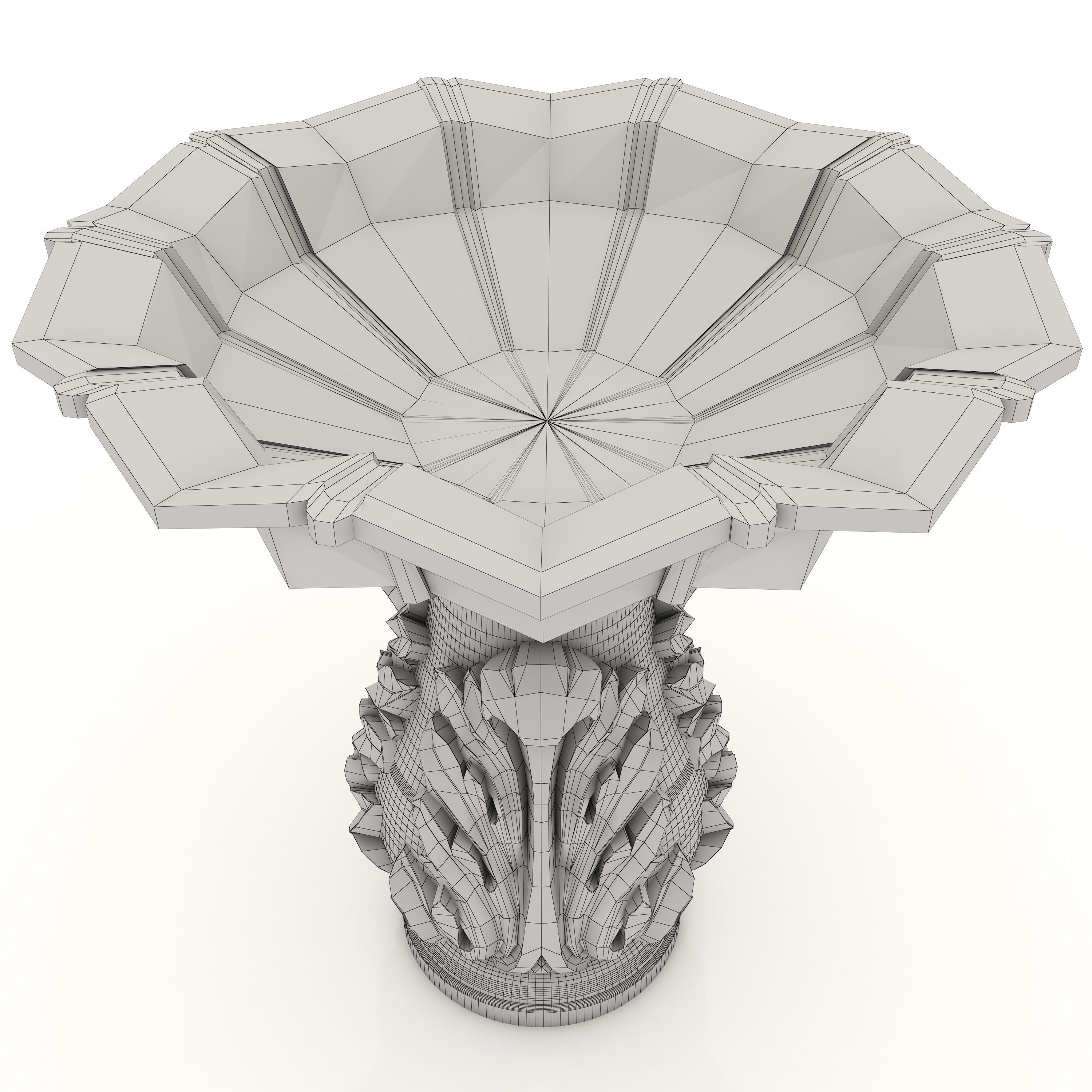 Decorative Column 17 3D model_7