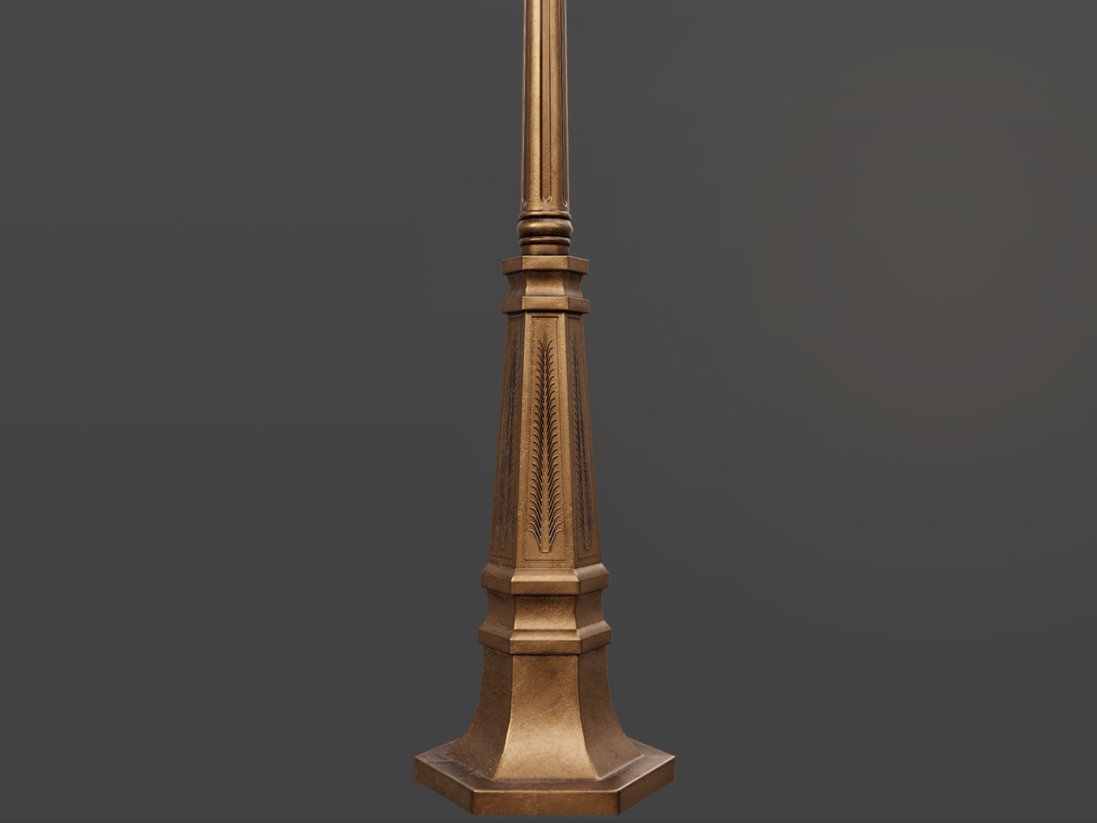 Street Lamps Low-poly 3D model_4
