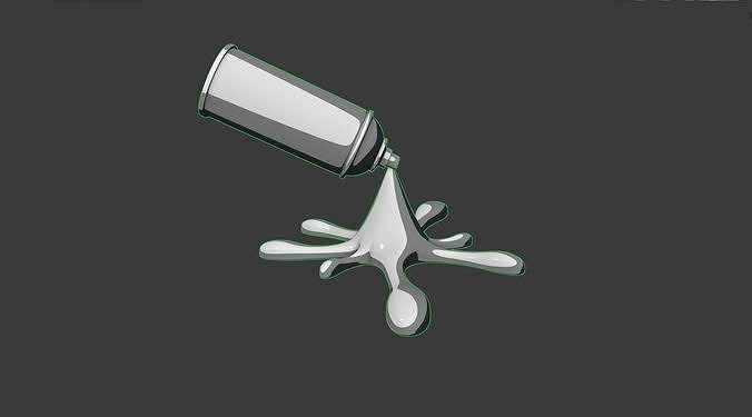 Spray Paint Flow 3D print model