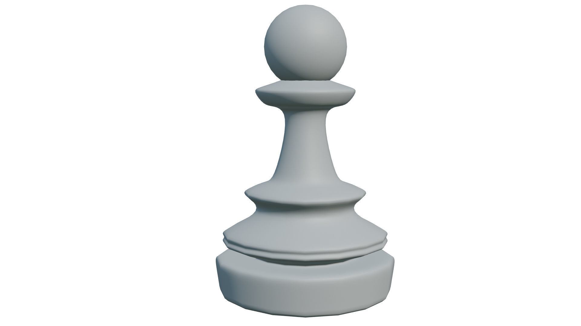3 Chess Pawn 4K PBR Low-poly 3D model_6