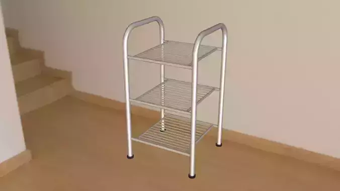 Aluminum bookcase