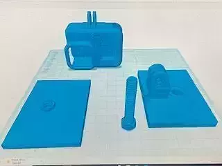 GoPro 8 Fence Mount 3D print model
