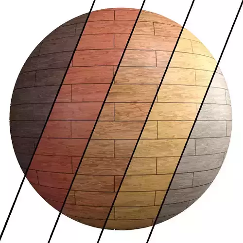 Parquet 01- By 5 color wood Materials PBR 4k