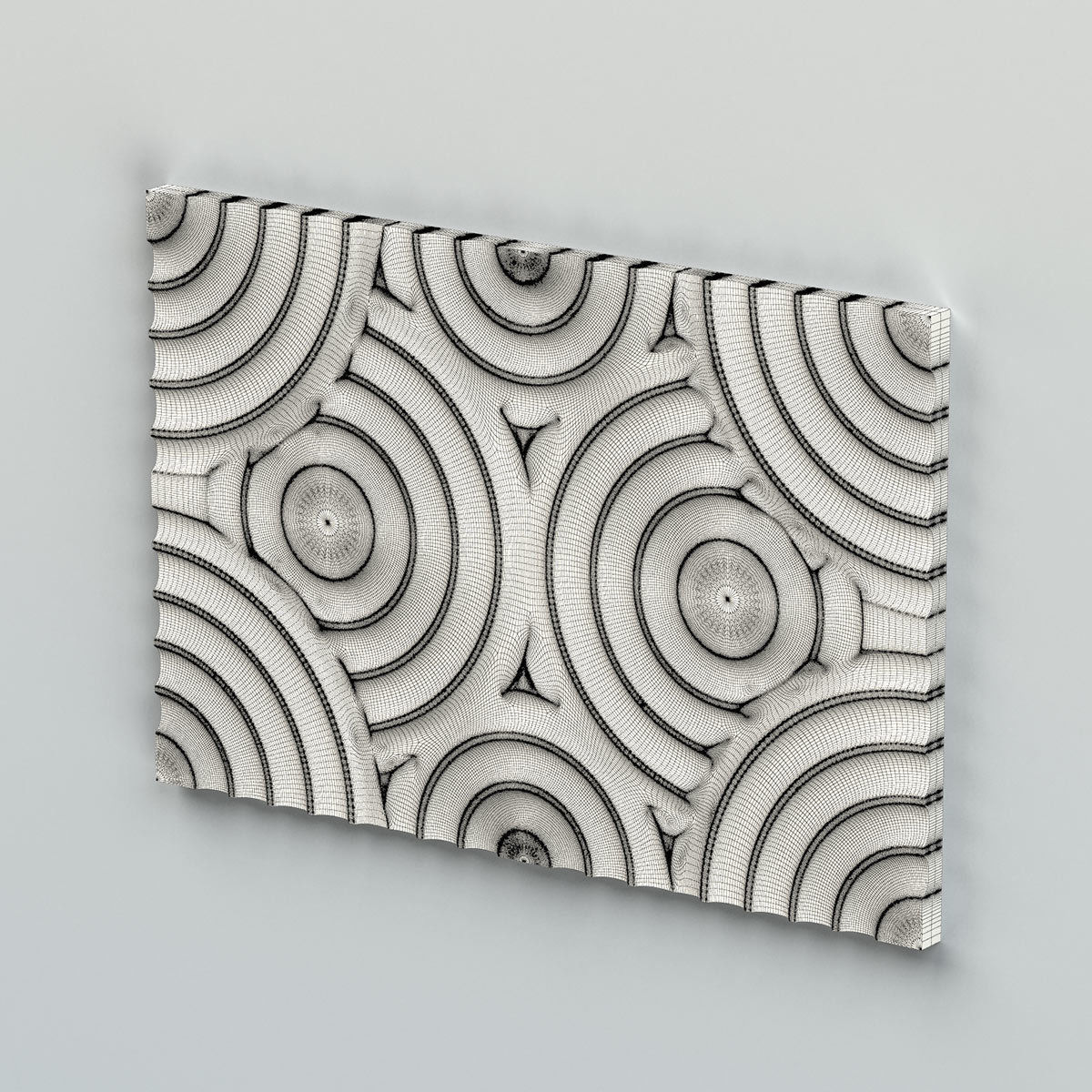 Wall panel 026 3D model_7